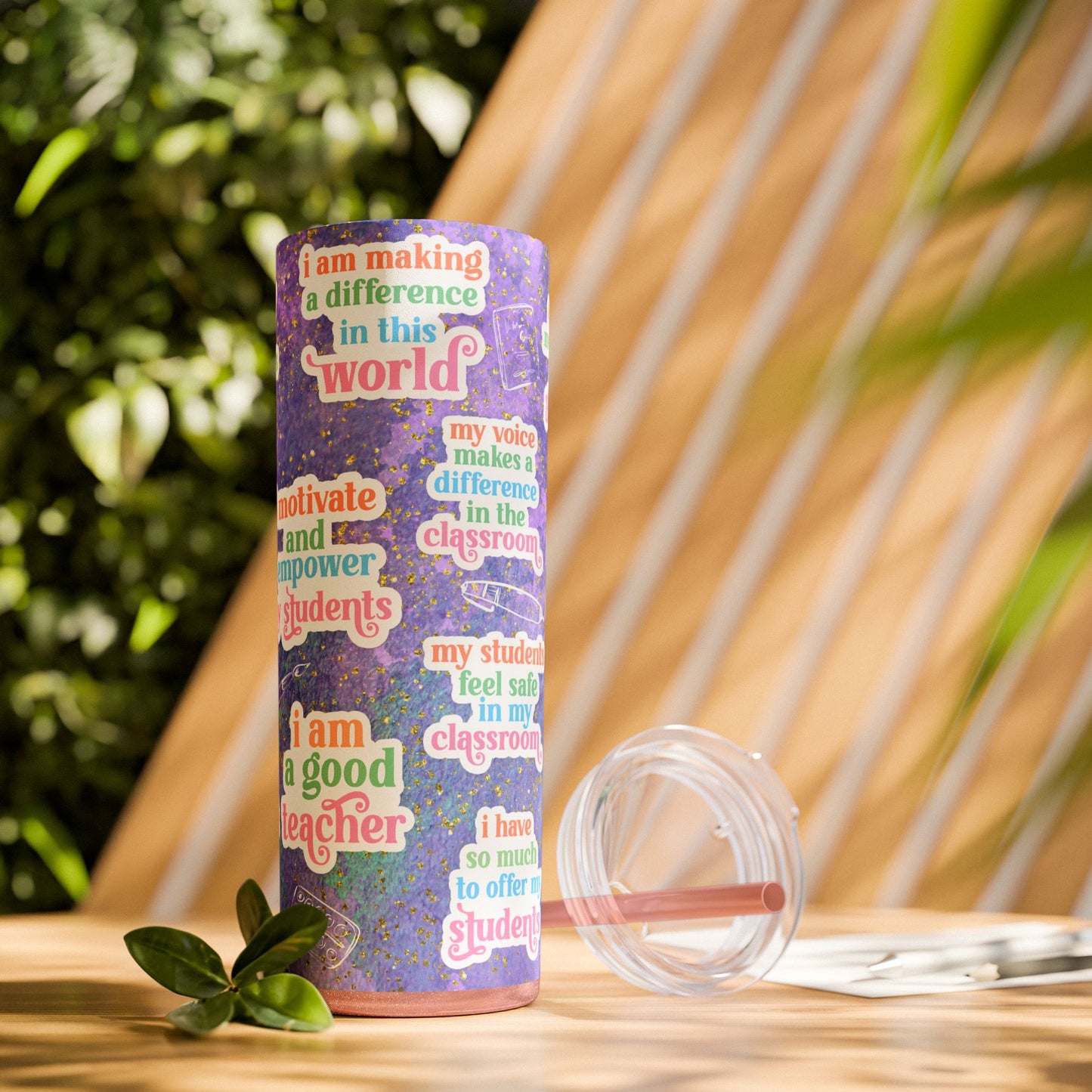Teacher Daily Affirmation 20 oz Tumbler - Motivational