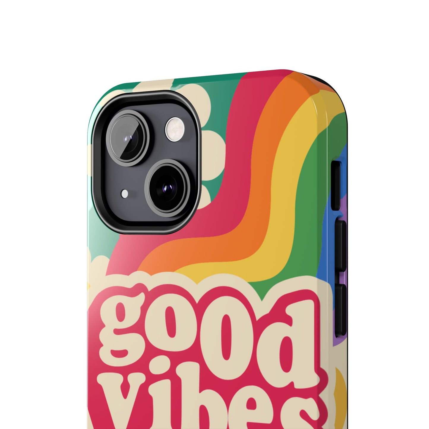 Good Vibes Tough Phone Cases, Colorful, Cheerful Phone Protection, Gifts for Friends