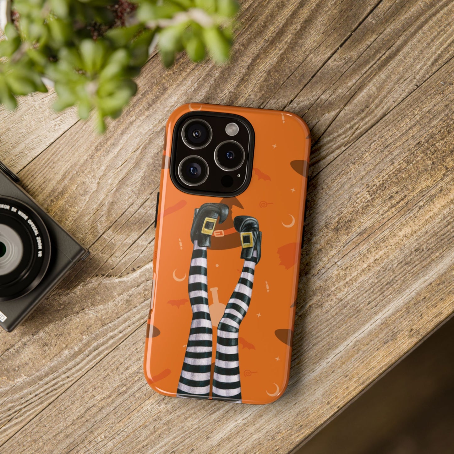 Halloween Phone Case, Spooky Design, Witch Legs for Iphone