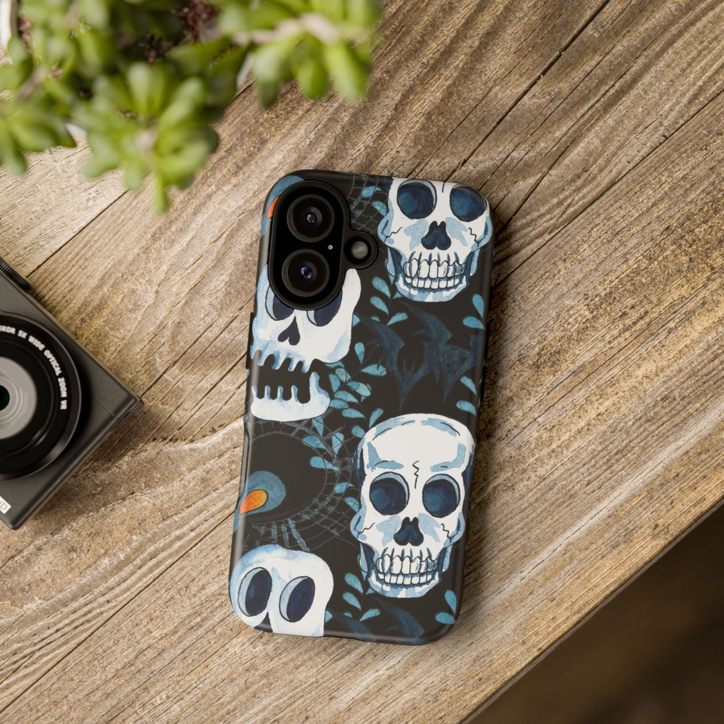 Halloween, Skull, Gothic Phone Case for Iphone - FREE Shipping