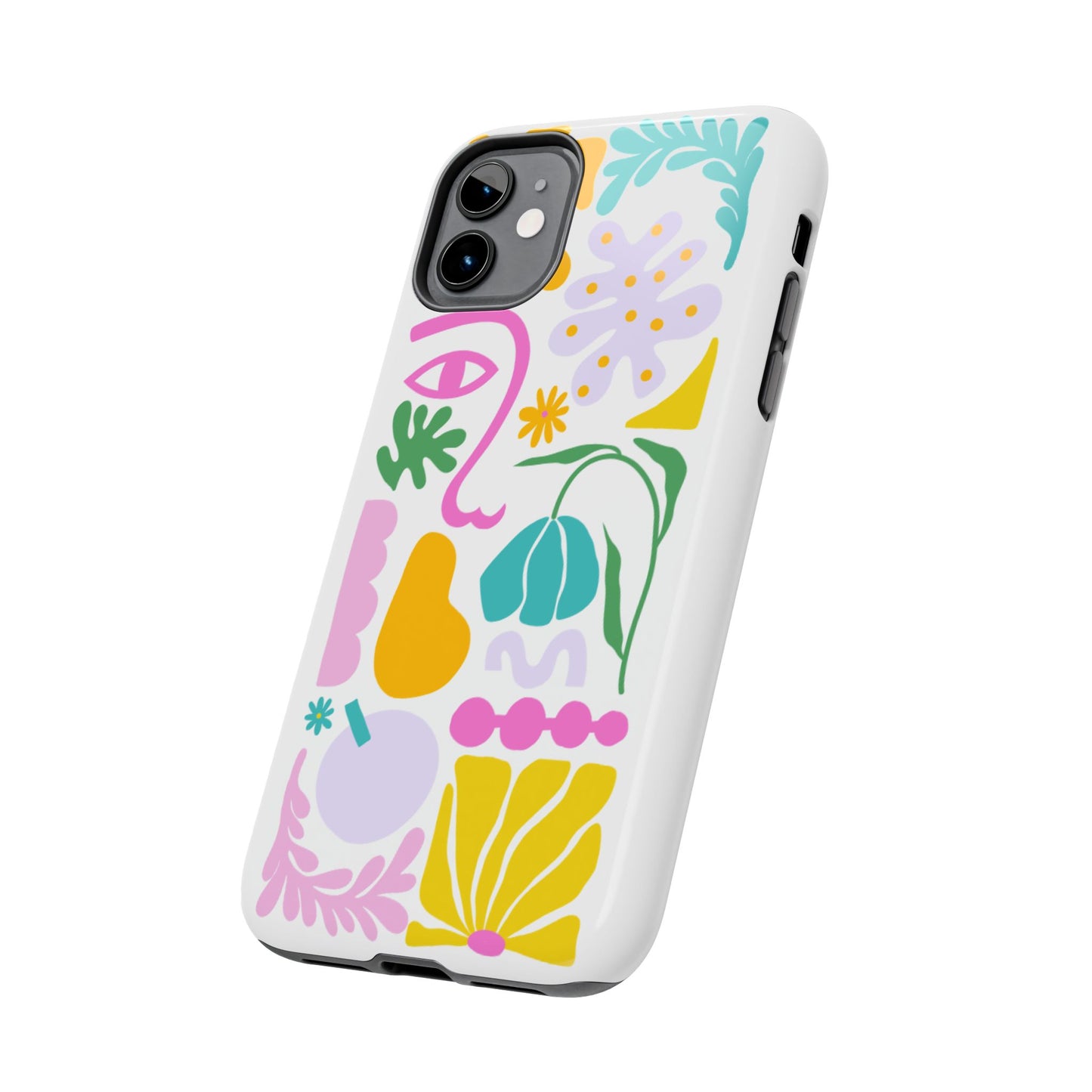 Vibrant Floral Phone Cases, Tough Smartphone Cover, Artistic Cell Phone Protector, Unique Gift for All Occasions, Trendy Tech Accessory