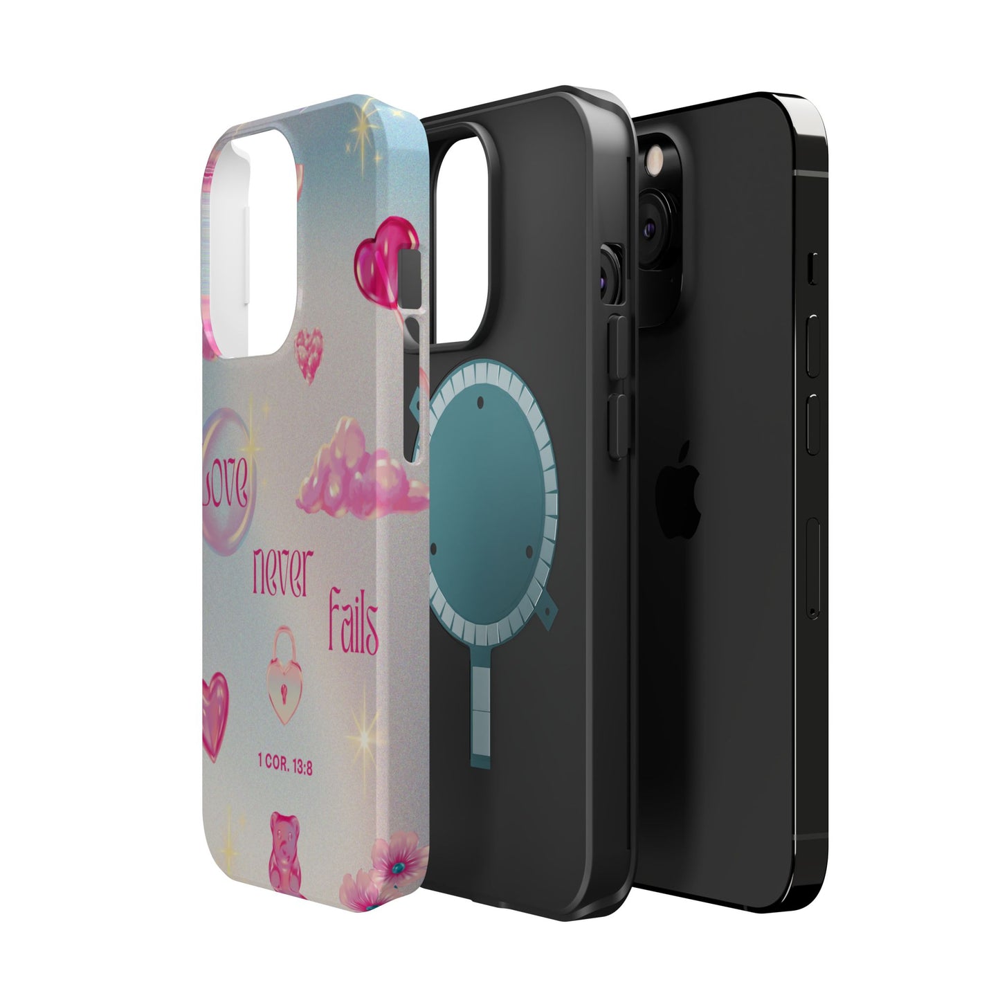 Love Never Fails Bible Verse Tough MAGNETIC Phone Case