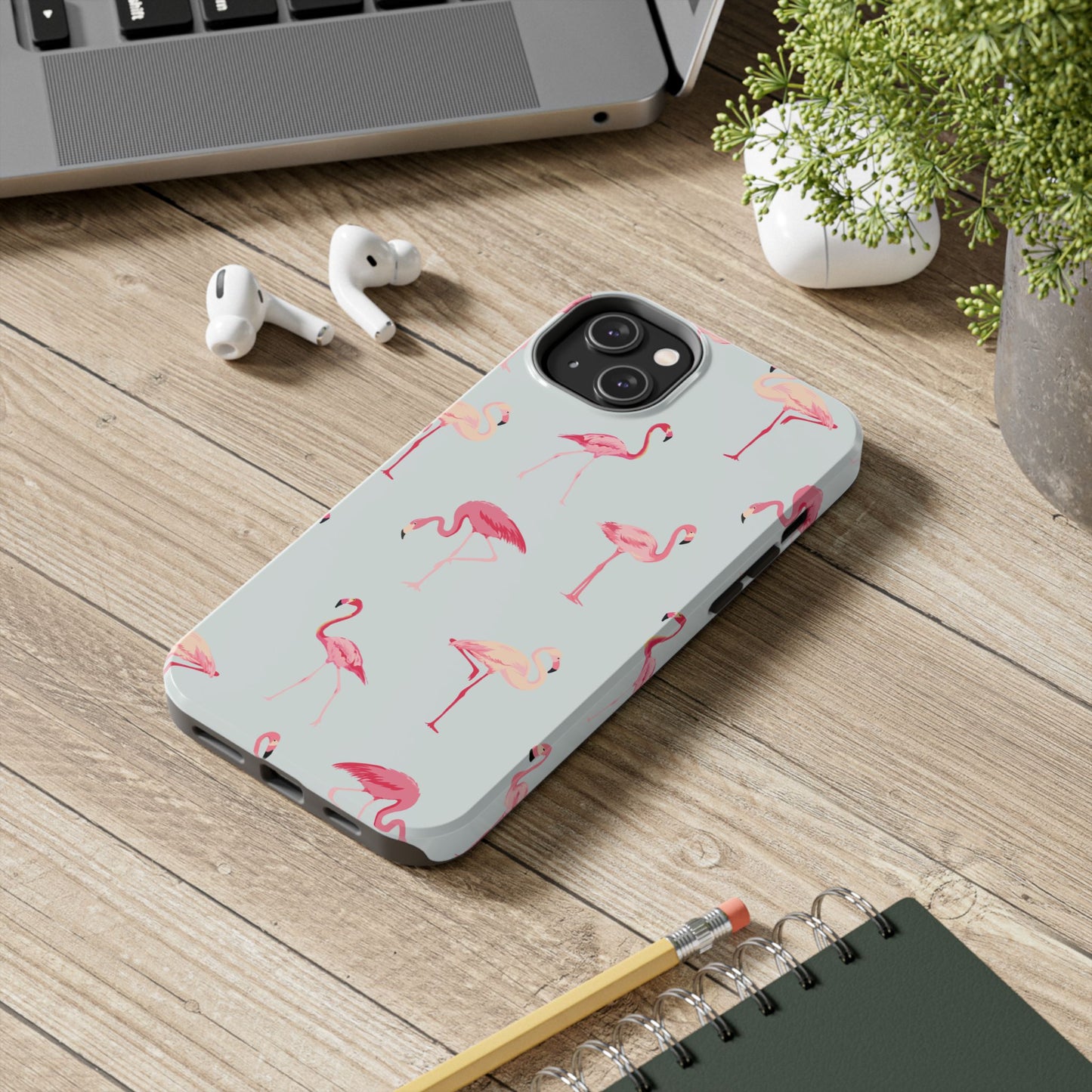 Stylish Tropical, Summer Vibes Flamingo Phone Case for Iphone