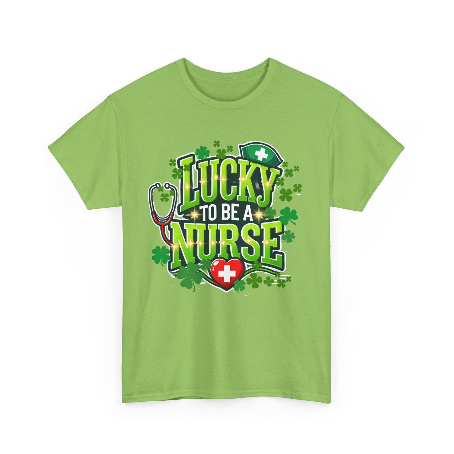Lucky to be a Nurse Tee, St. Patrick's Day Gifts, Healthcare Appreciation,