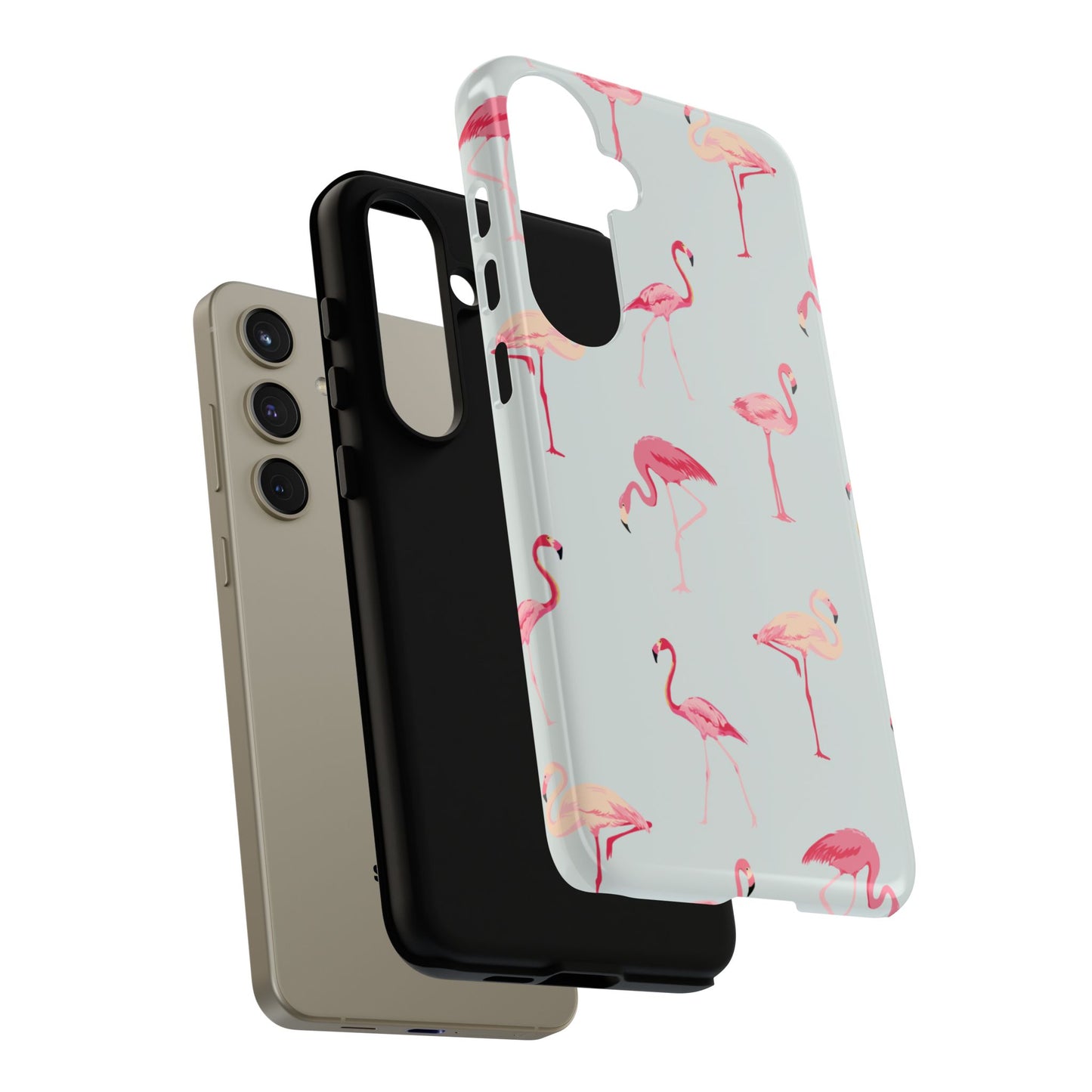 Stylish Flamingo, Summer Vibes Tough Phone Case for Samsung