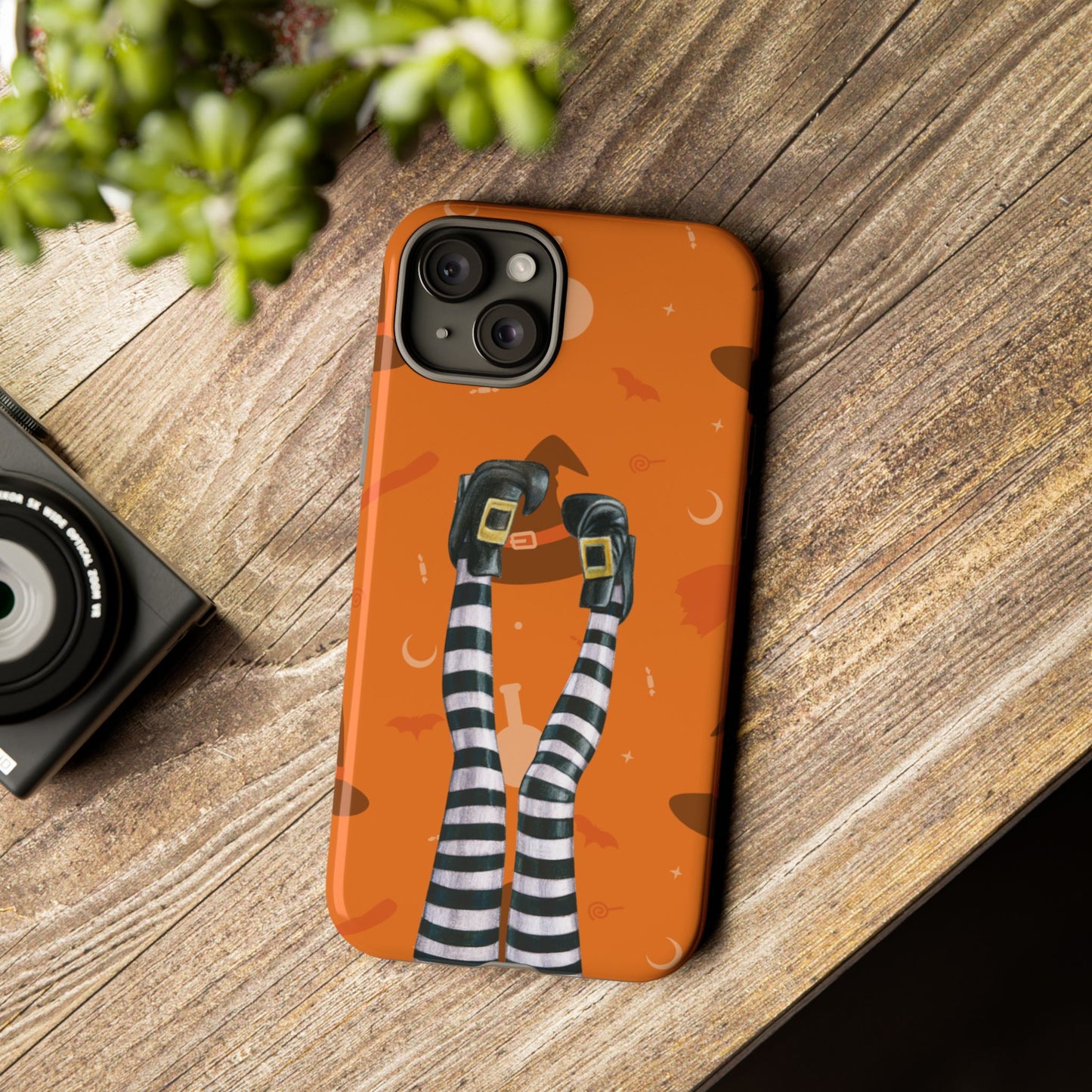 Halloween Phone Case, Spooky Design, Witch Legs for Iphone