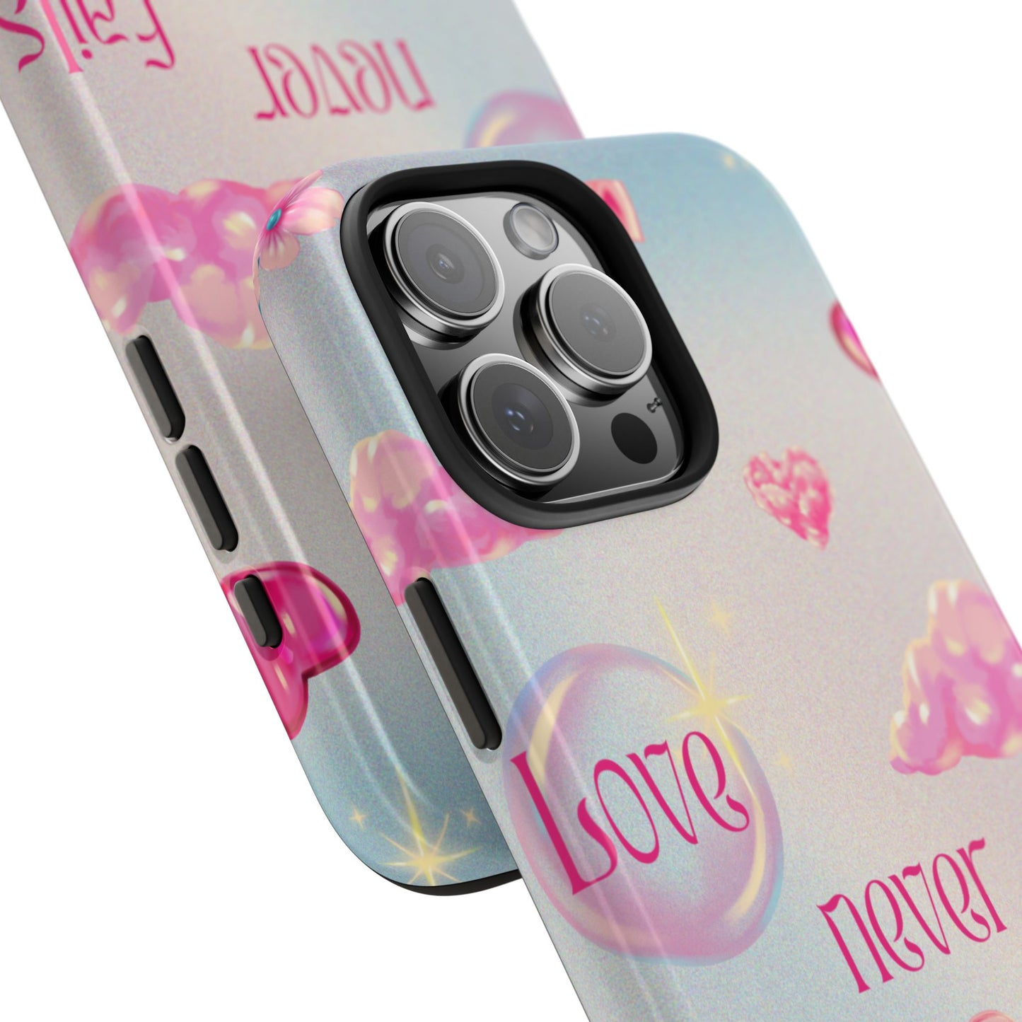 Love Never Fails Bible Verse Tough Phone Case