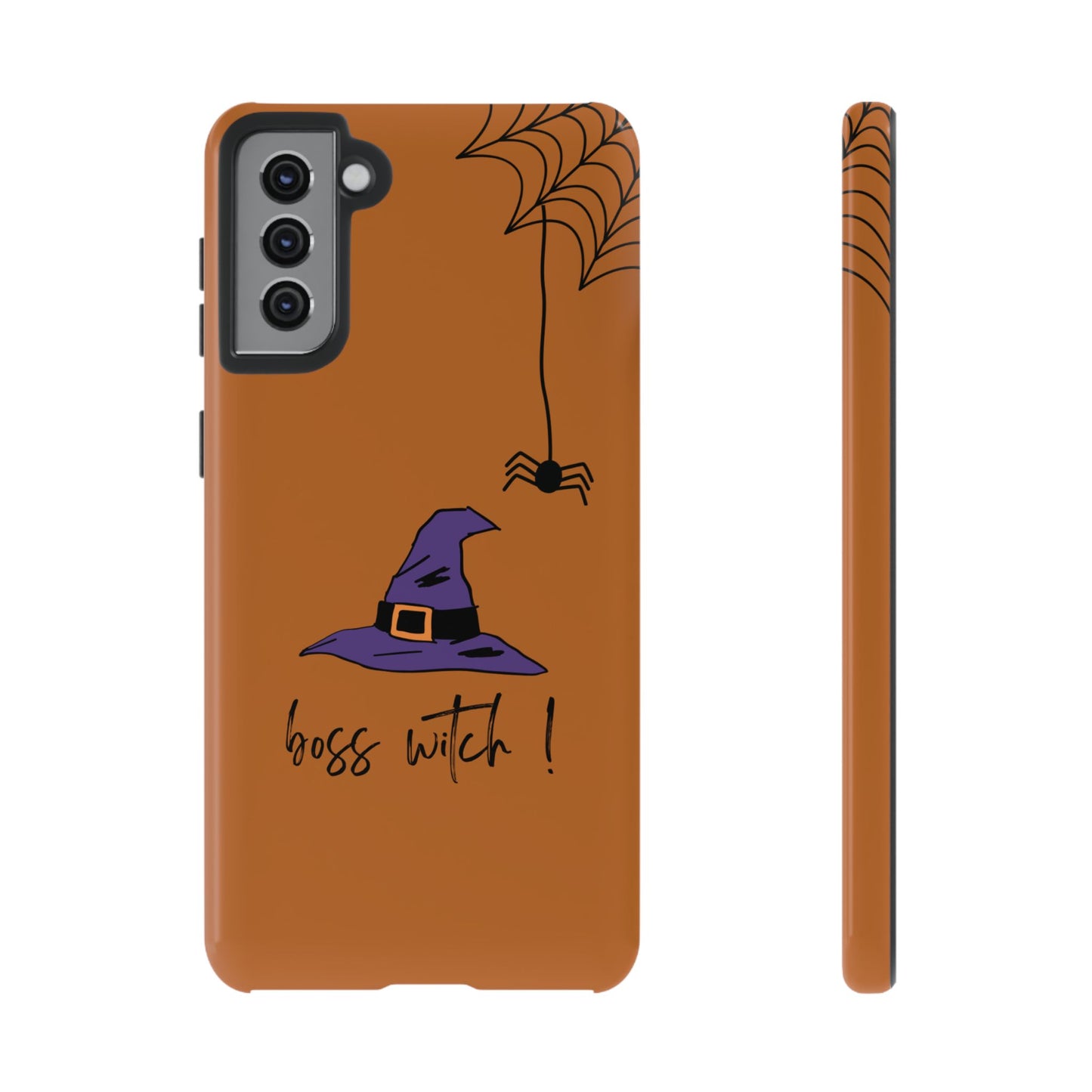 Halloween Phone Case, Boss Witch Phone Cover, Spooky Witch Design, Phone Accessory, Gift for Her, Autumn Decor, Witchy Aesthetic