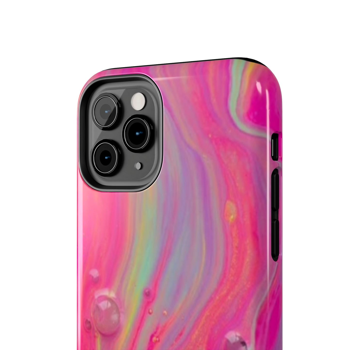 Colorful Swirl Futuristic Tough Phone Case, Stylish Durable Cover for Iphone