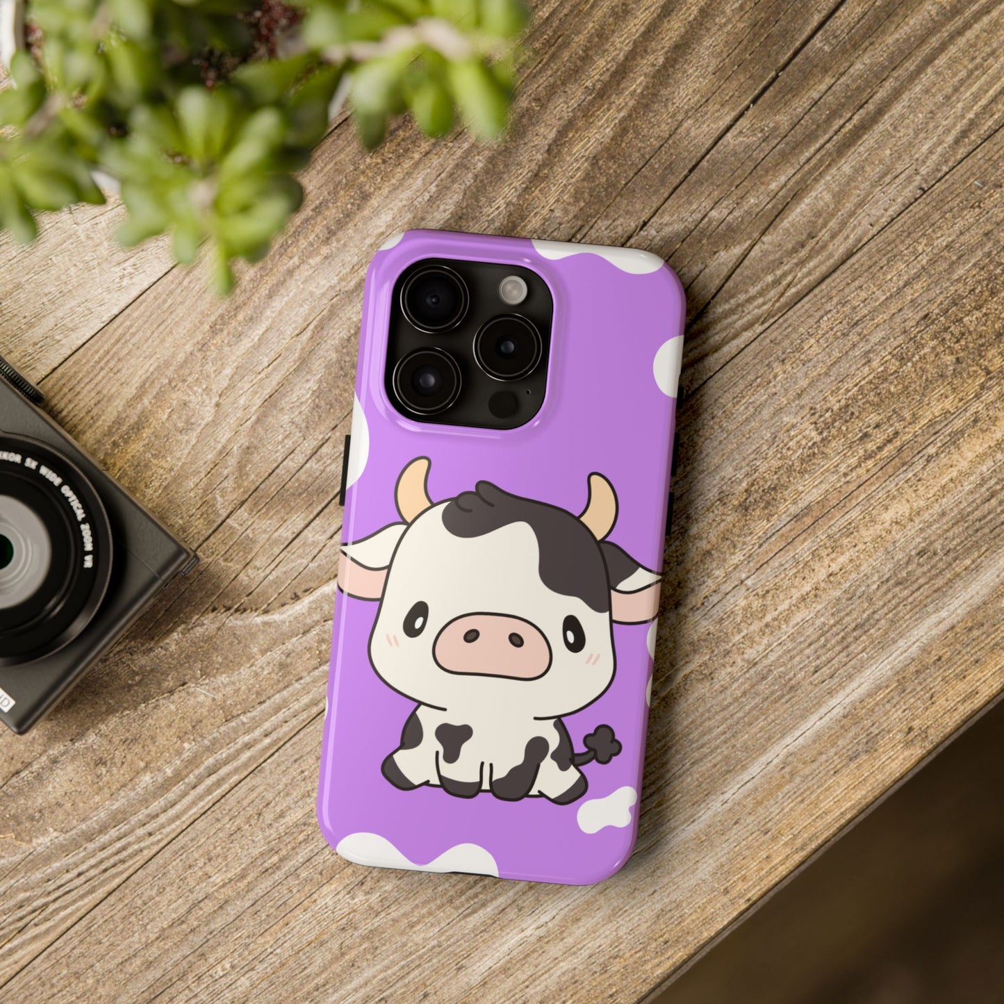 Cute Cow, Farm Animal, Tough Phone Case