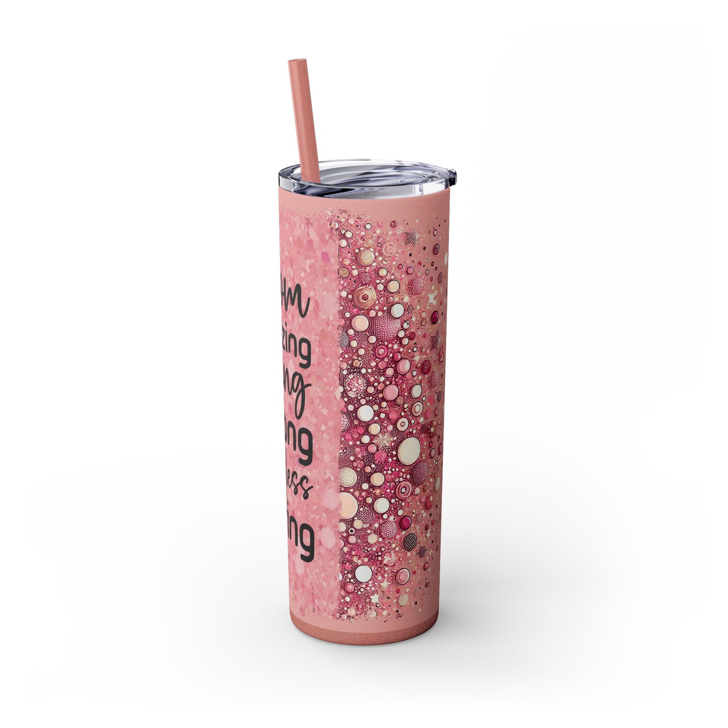 Mom Appreciation Skinny Tumbler with Straw - 20oz