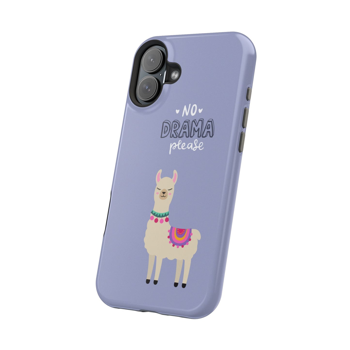Cute Llama - No Drama MAGNETIC Tough Phone Case