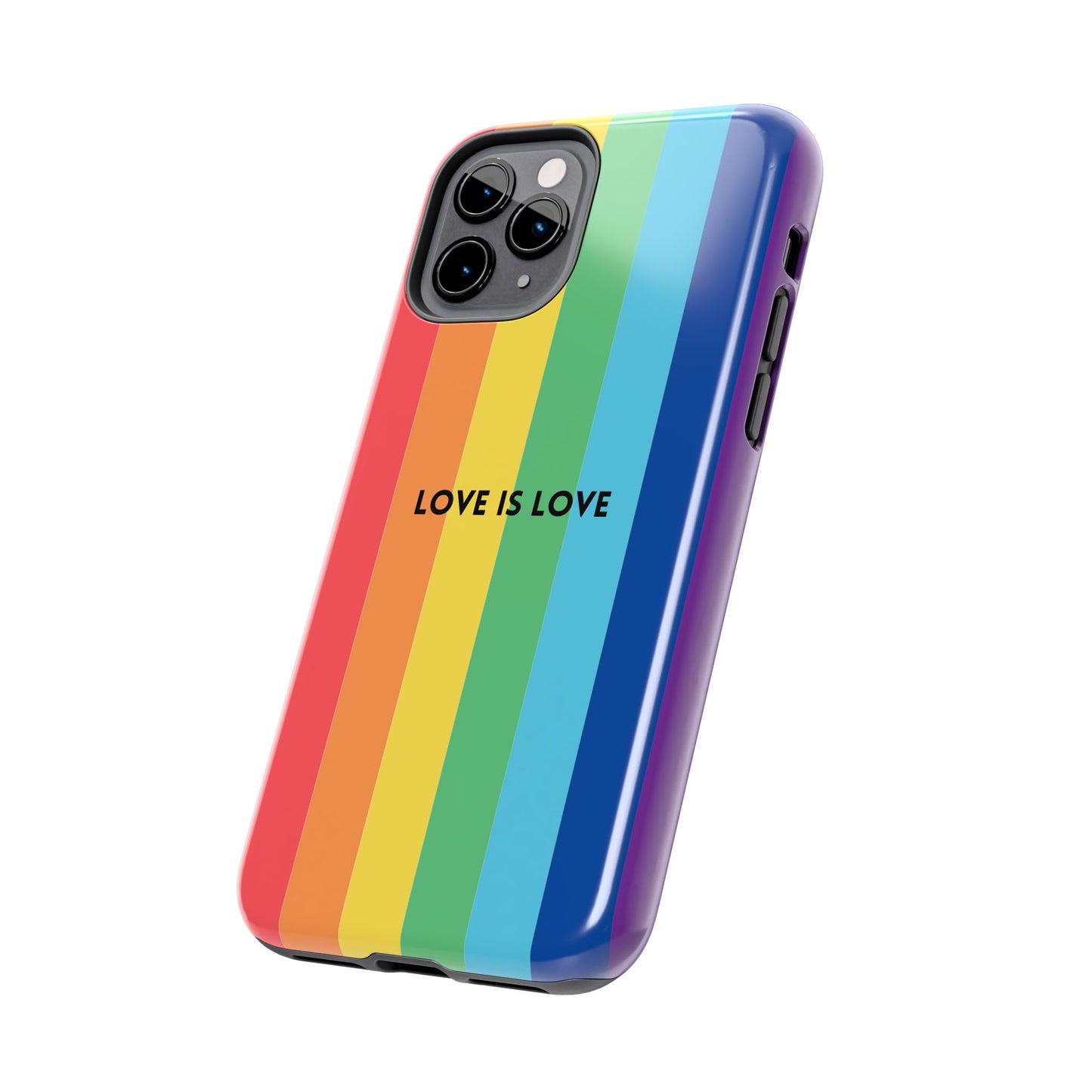 LOVE IS LOVE Colorful Love, Pride Tough Phone Case