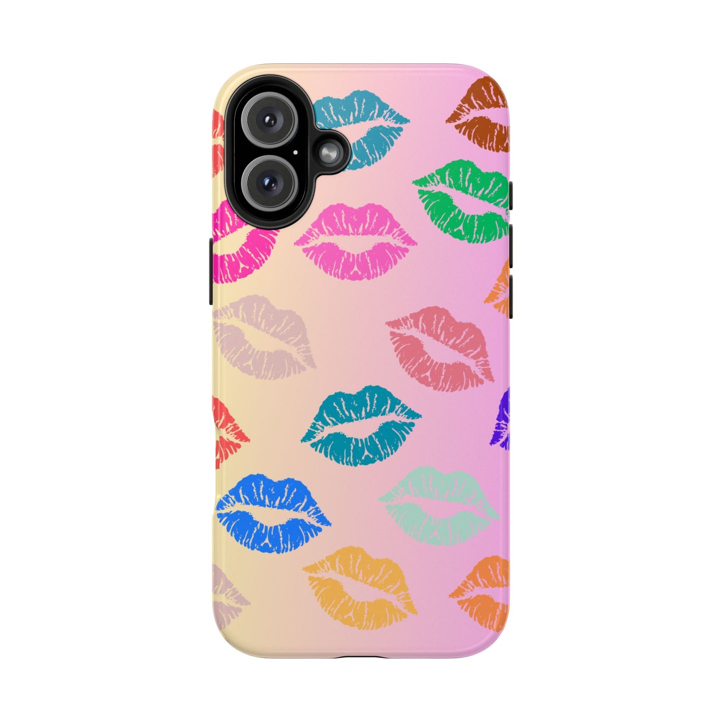 Kiss Print Tough Phone Cases Cute, Durable for Iphone