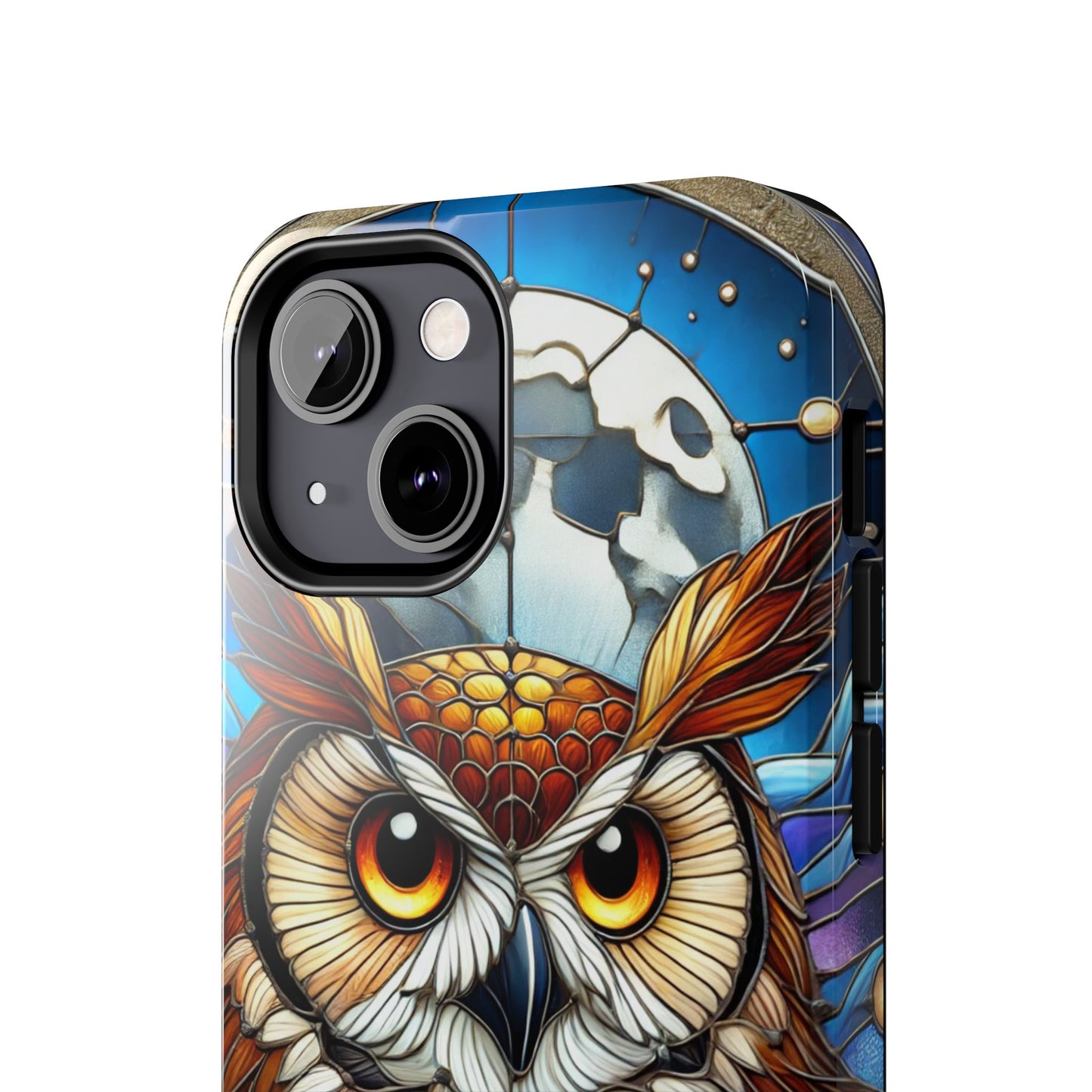 IPhone Case - Owl Stained Glass Design - Durable Protection
