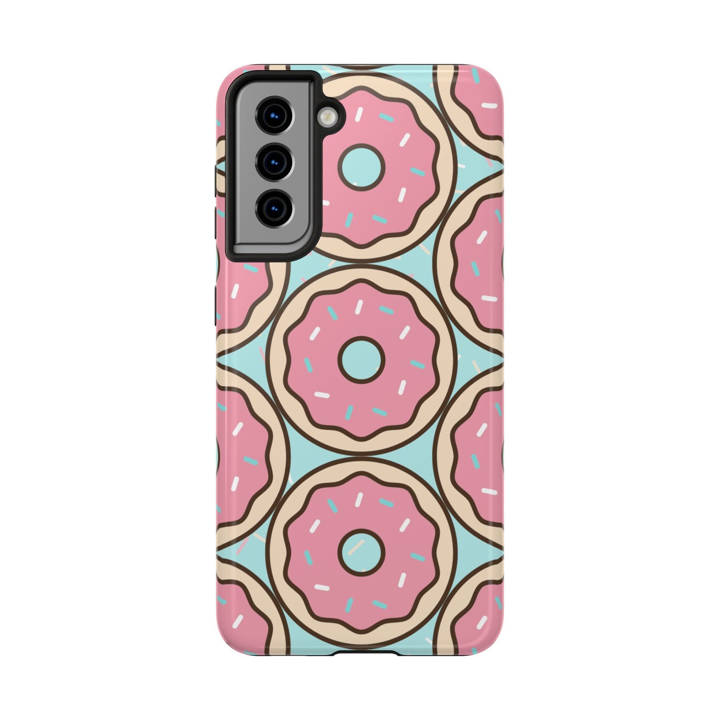 Cute Donut Pattern Tough Phone Case