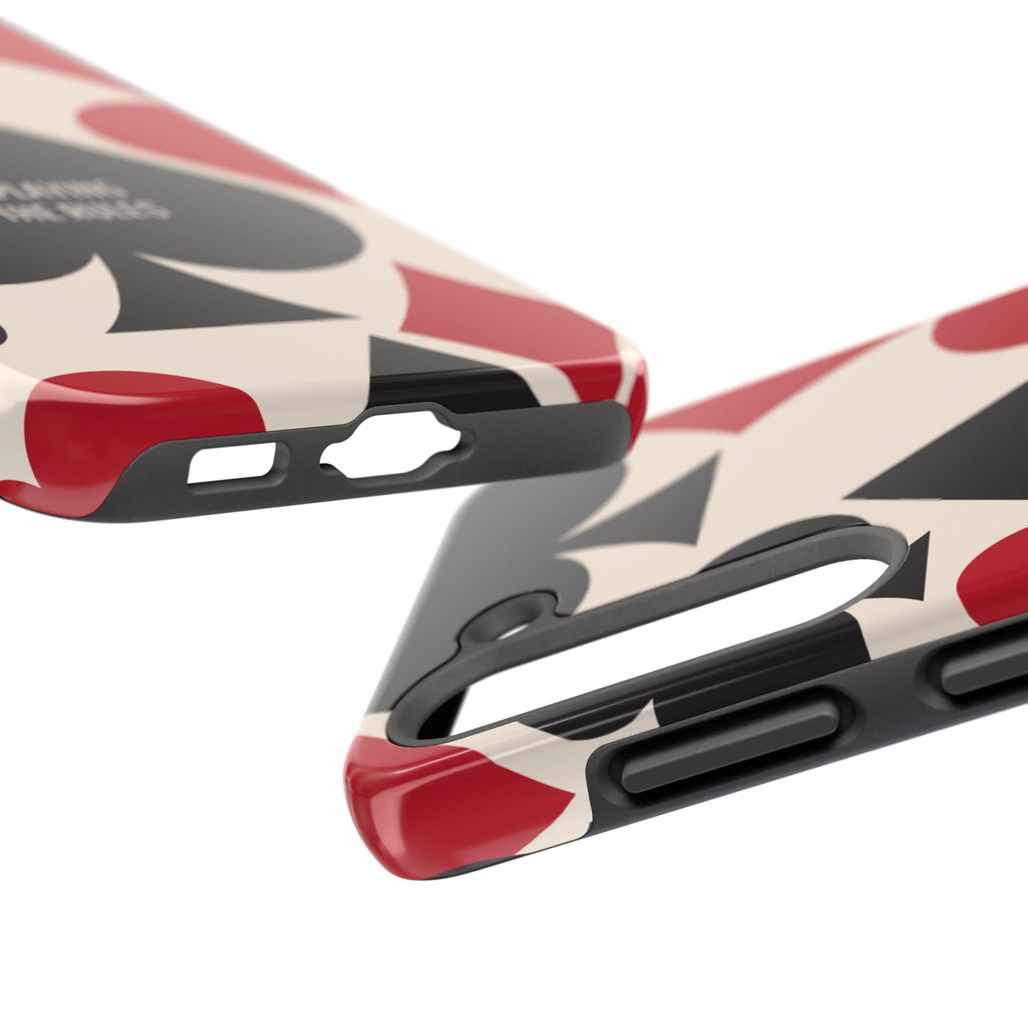 Bold Playing Card Tough Phone Case - Not Playing by the Rules