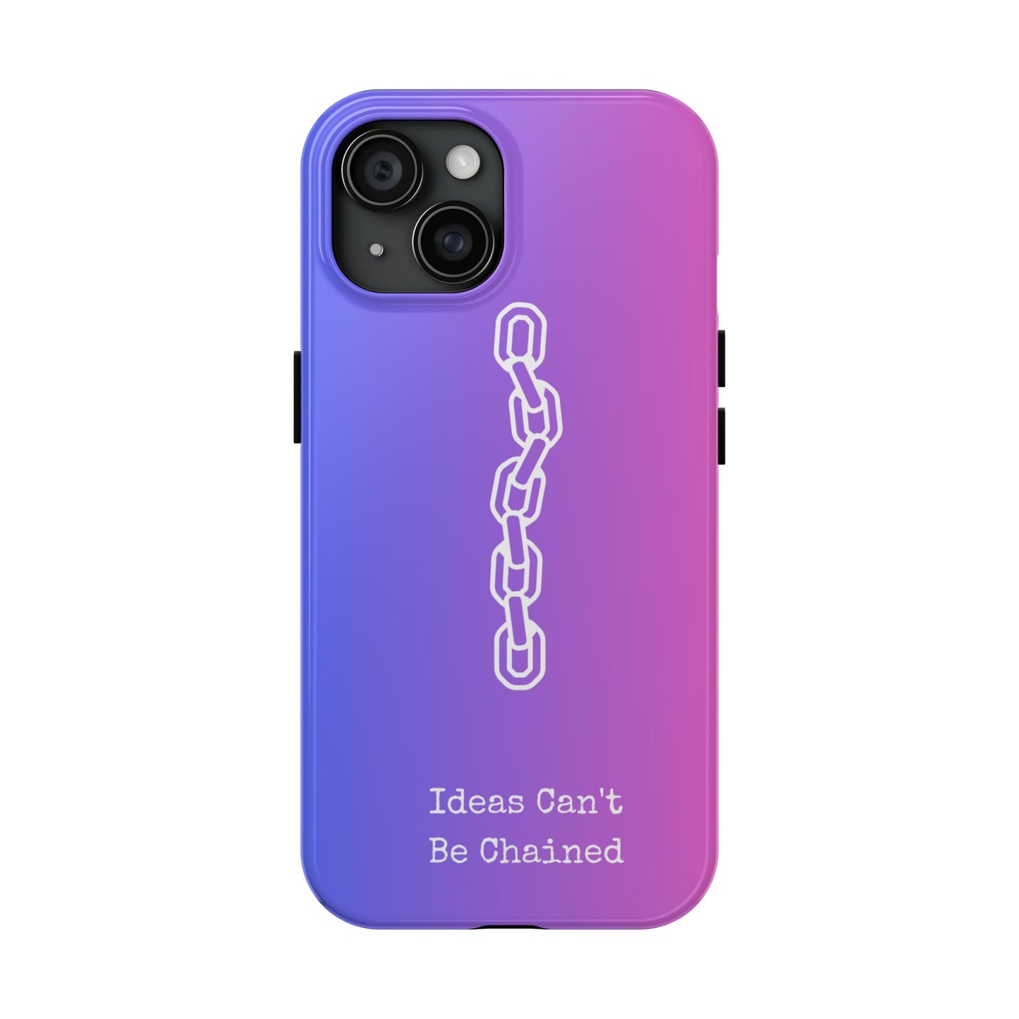 Inspirational, Motivational - Ideas Can't Be Chained Phone Cases