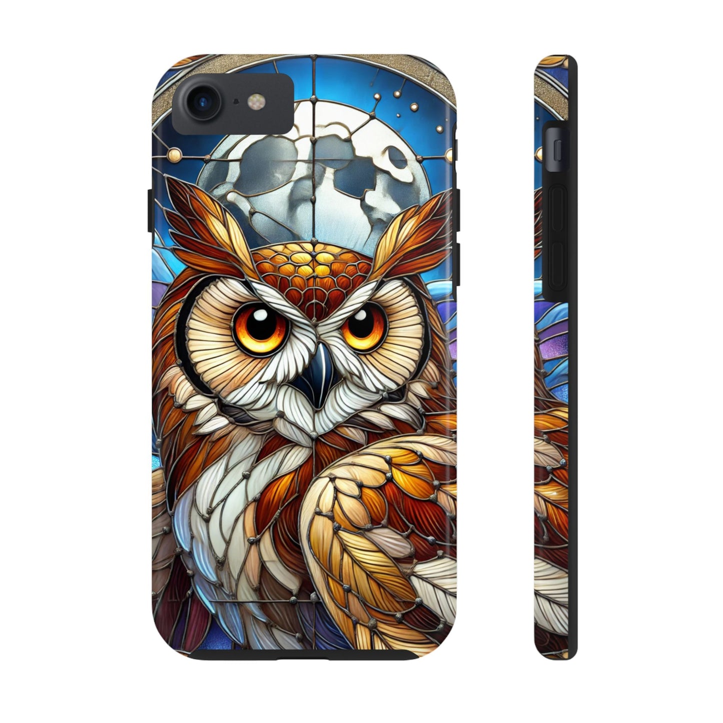 IPhone Case - Owl Stained Glass Design - Durable Protection