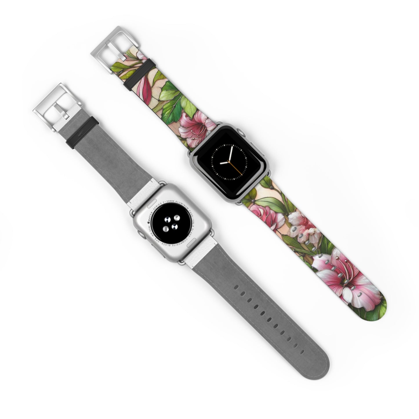 Floral Watch Band - Vibrant Bloom Design for Smartwatches
