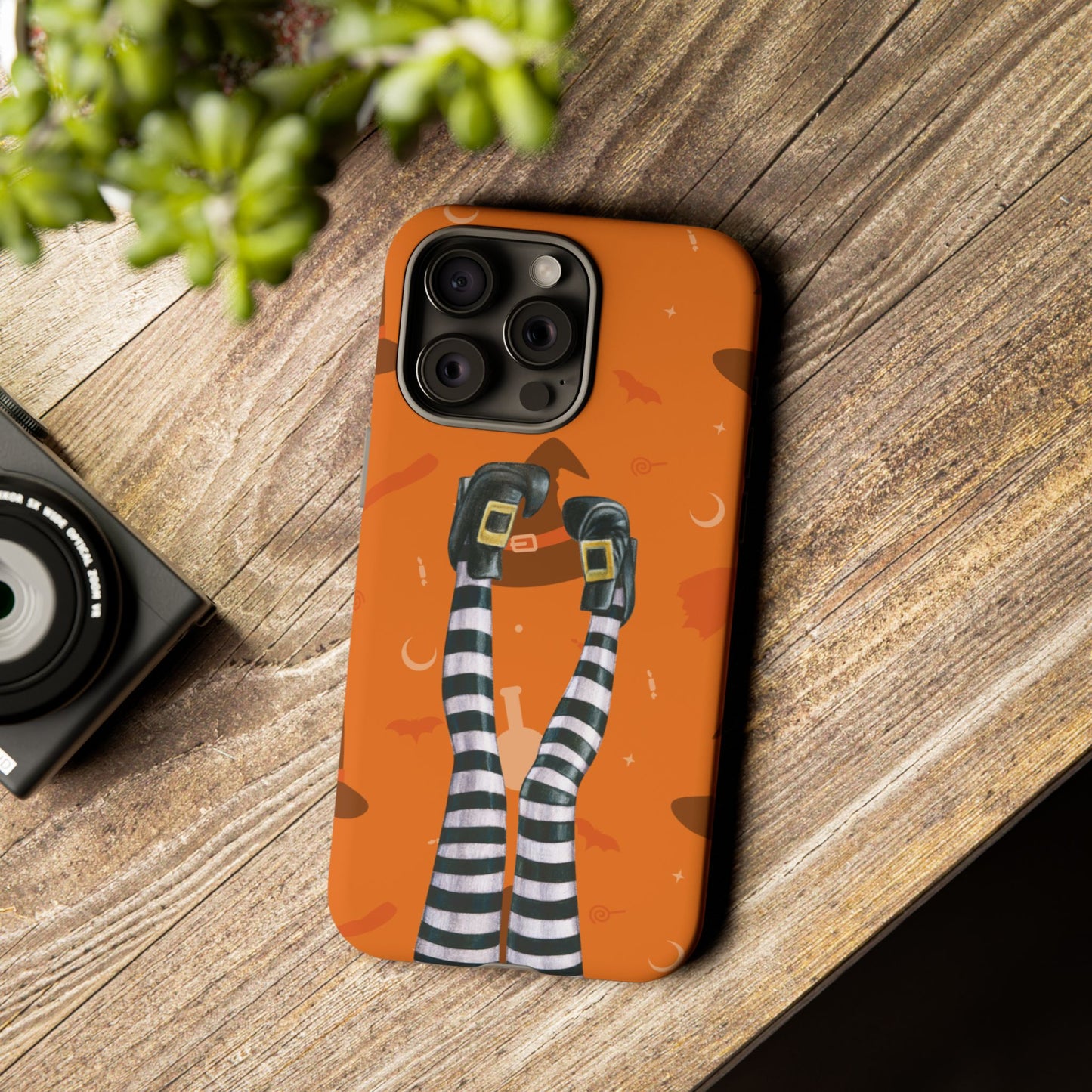 Halloween Phone Case, Spooky Design, Witch Legs for Iphone