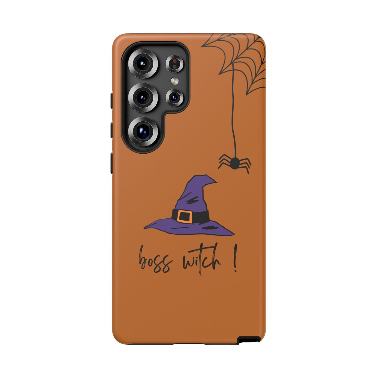 Halloween Phone Case, Boss Witch Phone Cover, Spooky Witch Design, Phone Accessory, Gift for Her, Autumn Decor, Witchy Aesthetic