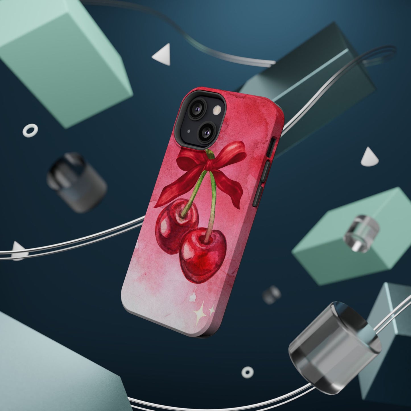 Chic Cherry Magnetic Tough Cases for iPhone