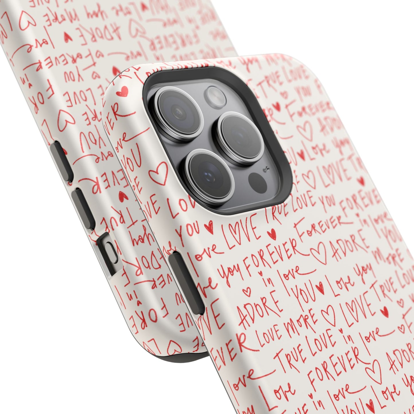 Love Hearts MAGNETIC Tough Case for iPhone, Cute Heart Design, Adore You Case, True Love Protection