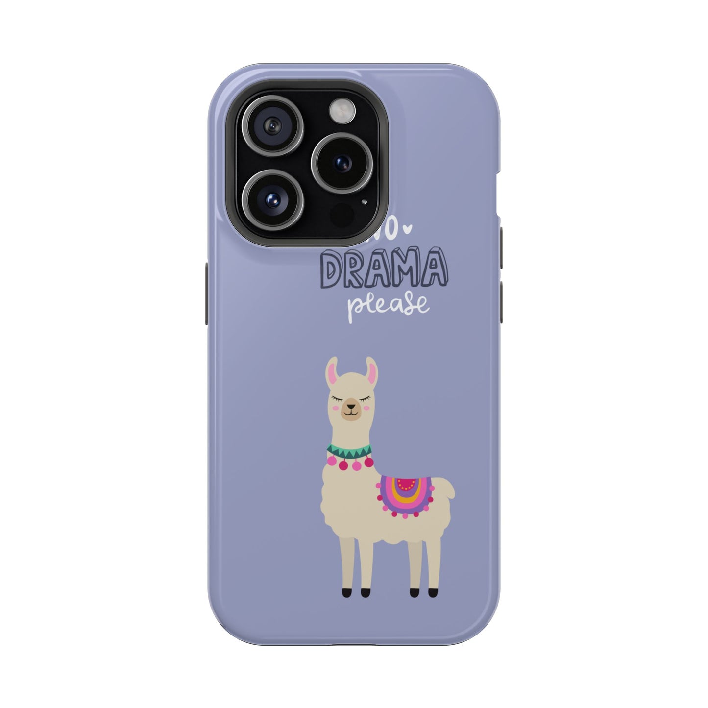 Cute Llama - No Drama MAGNETIC Tough Phone Case