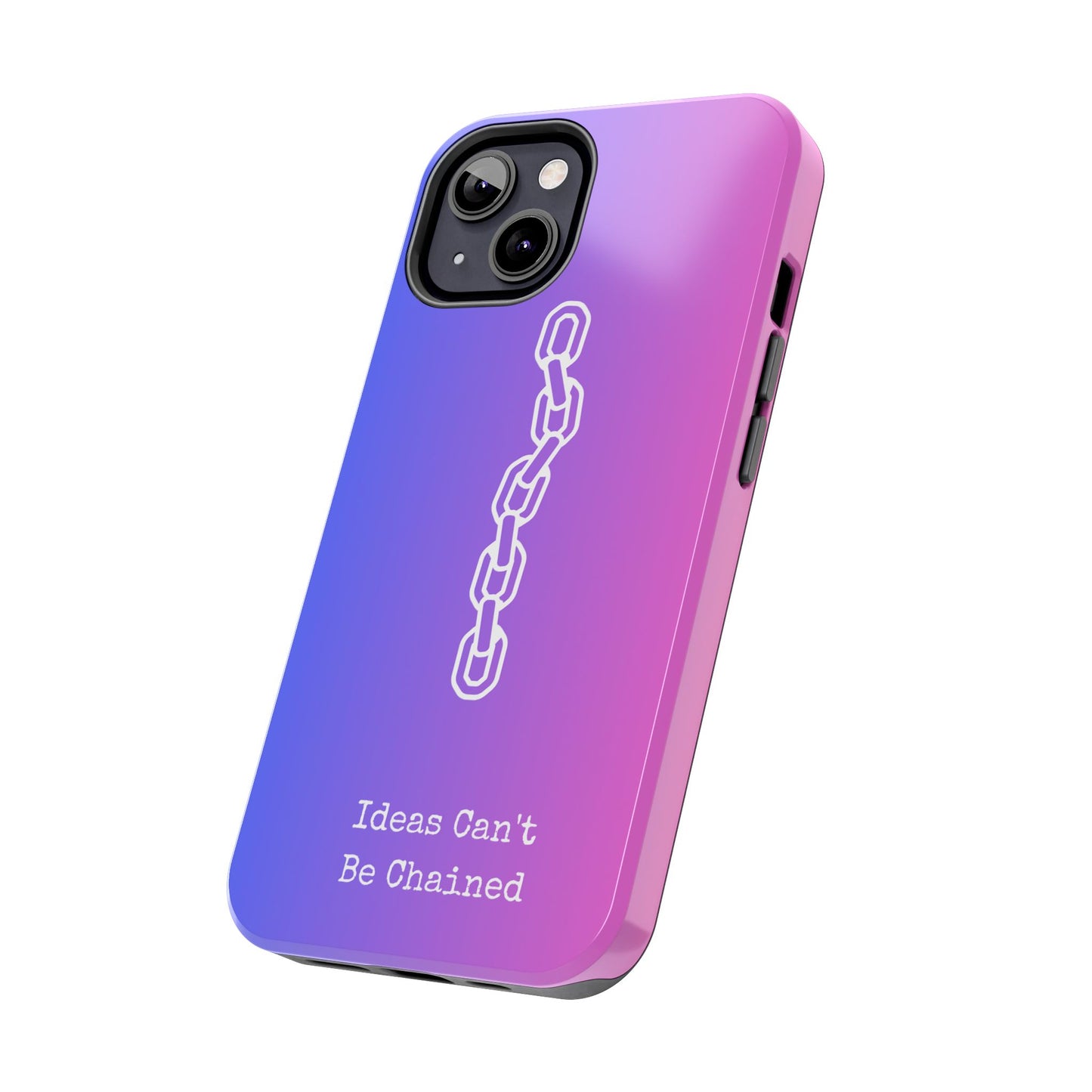 Inspirational, Motivational - Ideas Can't Be Chained Phone Cases