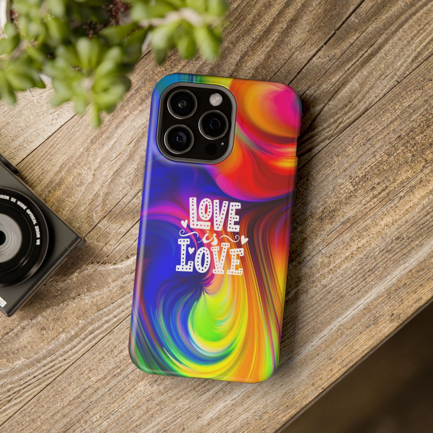 LOVE IS LOVE Colorful Love, Pride Tough Phone Case