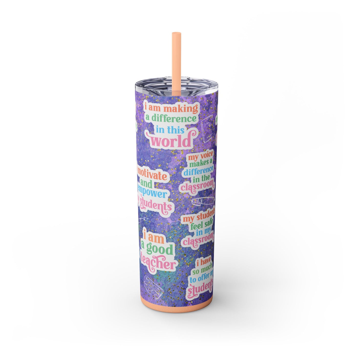 Teacher Daily Affirmation 20 oz Tumbler - Motivational