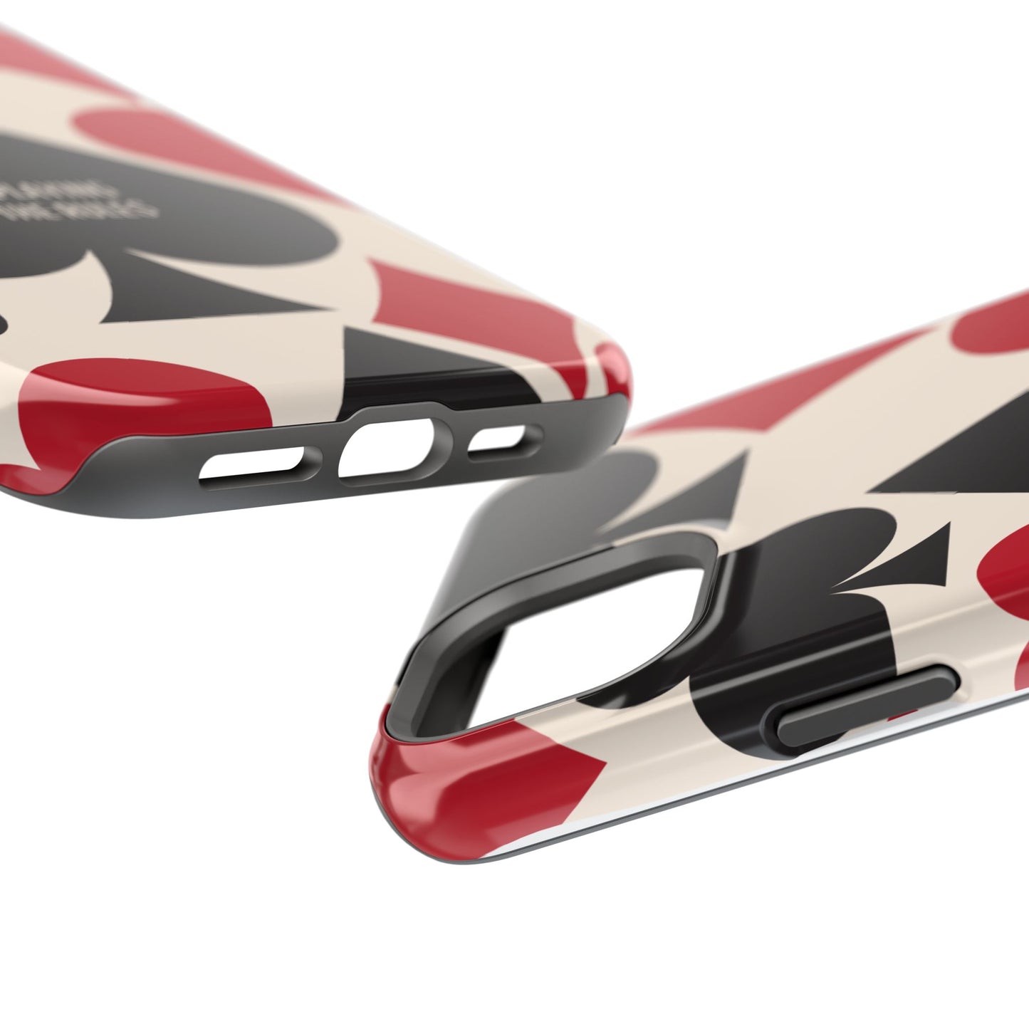 Bold Playing Card Tough Phone Case - Not Playing by the Rules for Iphone