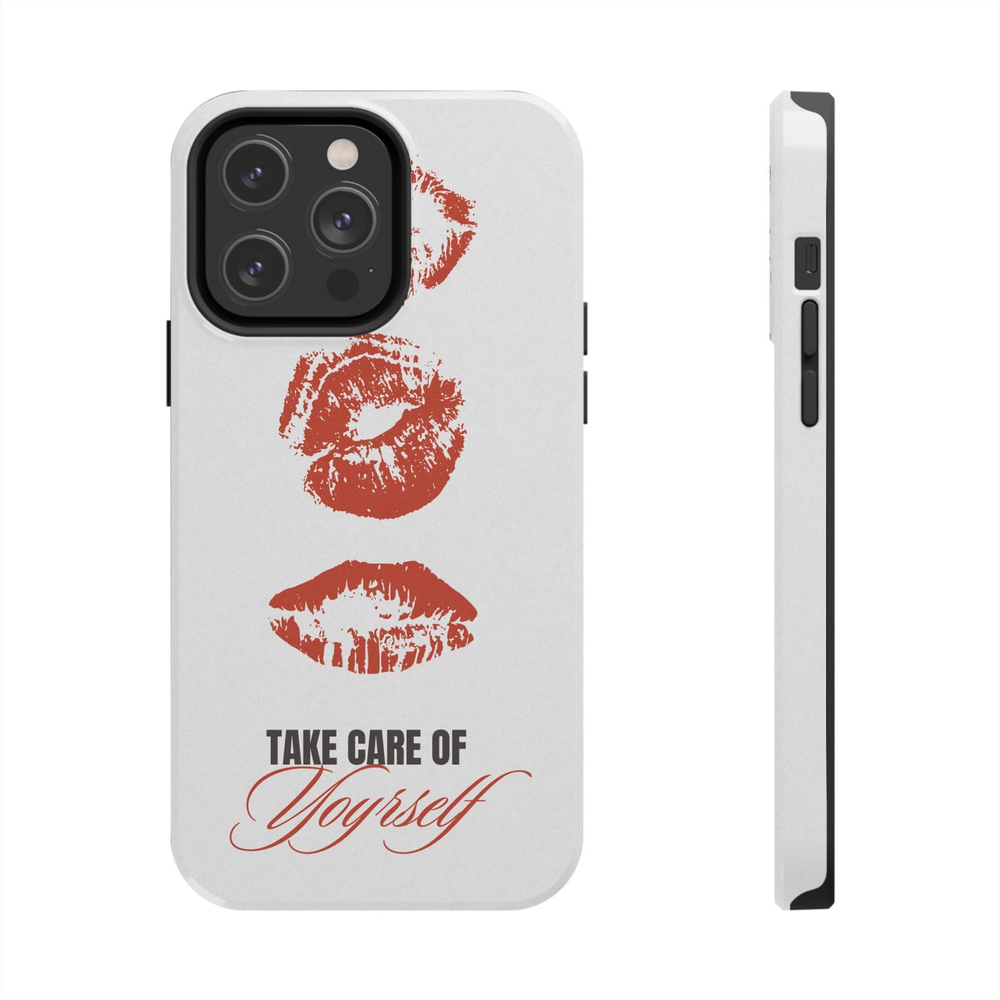 Kiss Print, Chic. Tough Phone Case