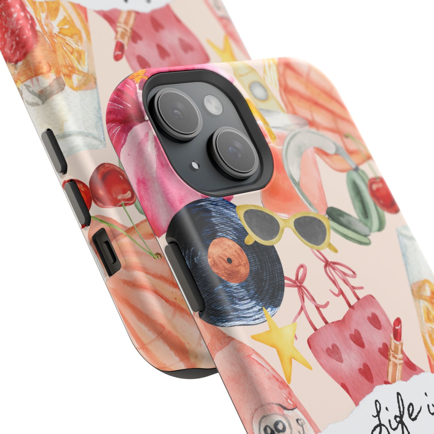 Life is Wonderful, Stylish Phone Cover, Cute Phone Accessory, Gift for Her, Summer Vibe Phone Case