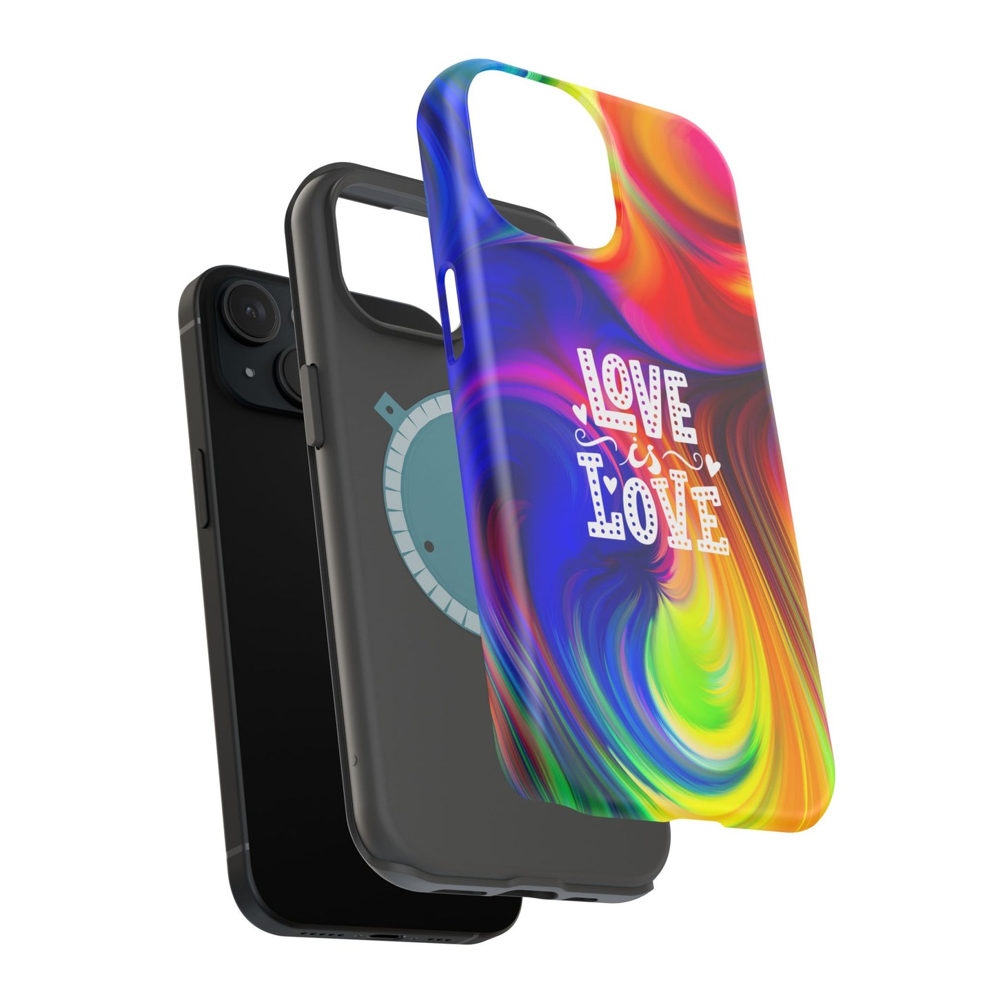 LOVE IS LOVE Colorful Love, Pride Tough Phone Case