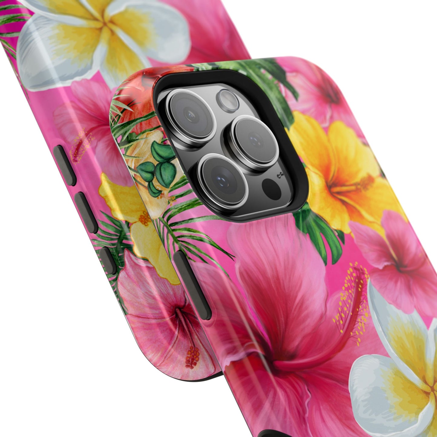 Tropical Floral MAGNETIC Phone Case - Tough, Durable, Chic Protection, Summer Vibes, Gift for Her