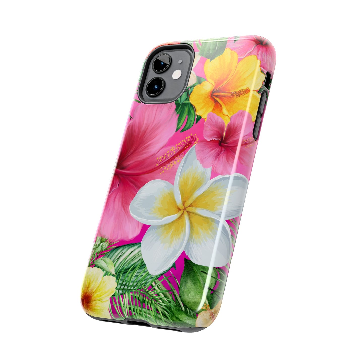 Tropical Floral Phone Case - Tough, Durable, Chic Protection, Summer Vibes, Gift for Her