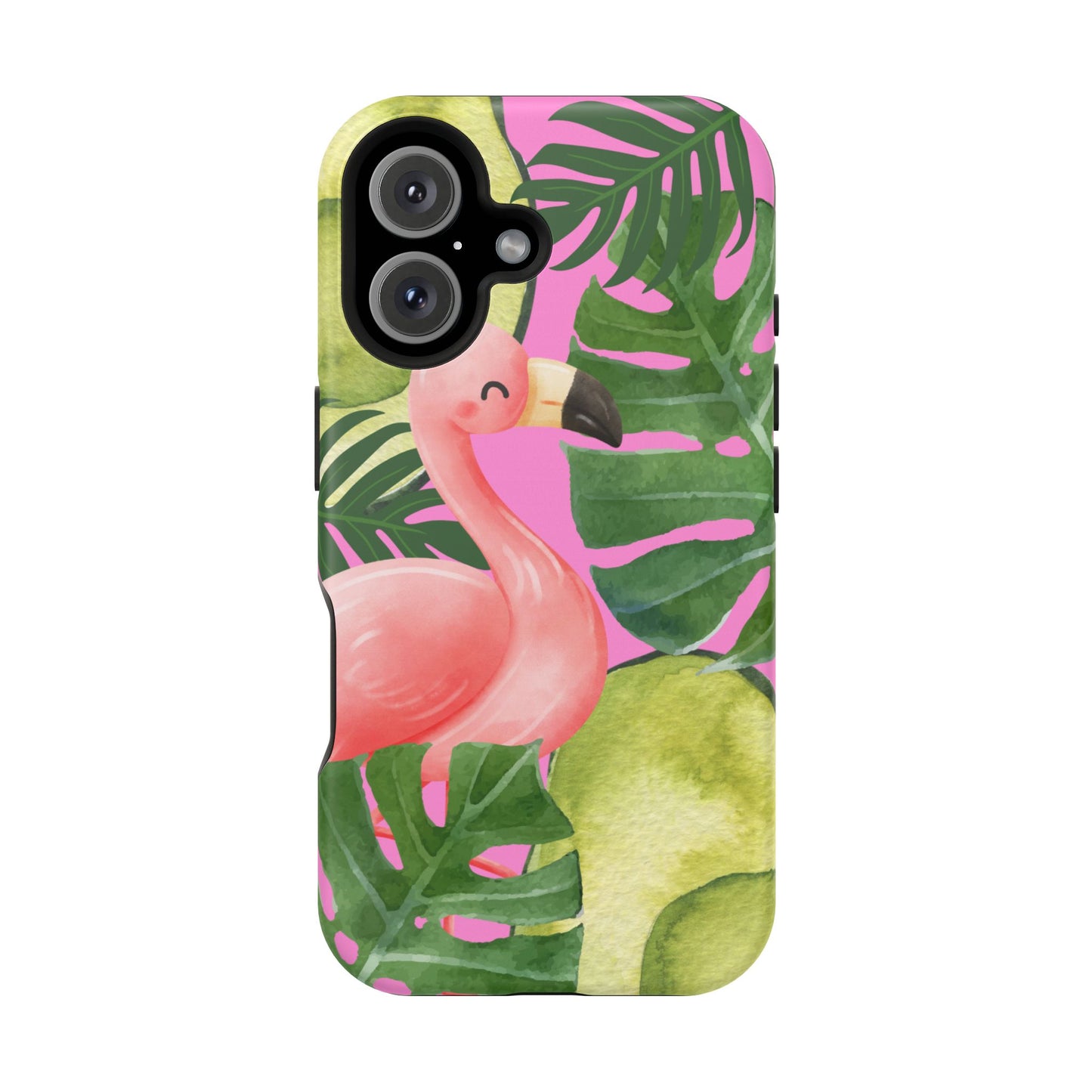 Tropical Flamingo, Cute, Summer Vibes MAGNETIC Tough Phone Case