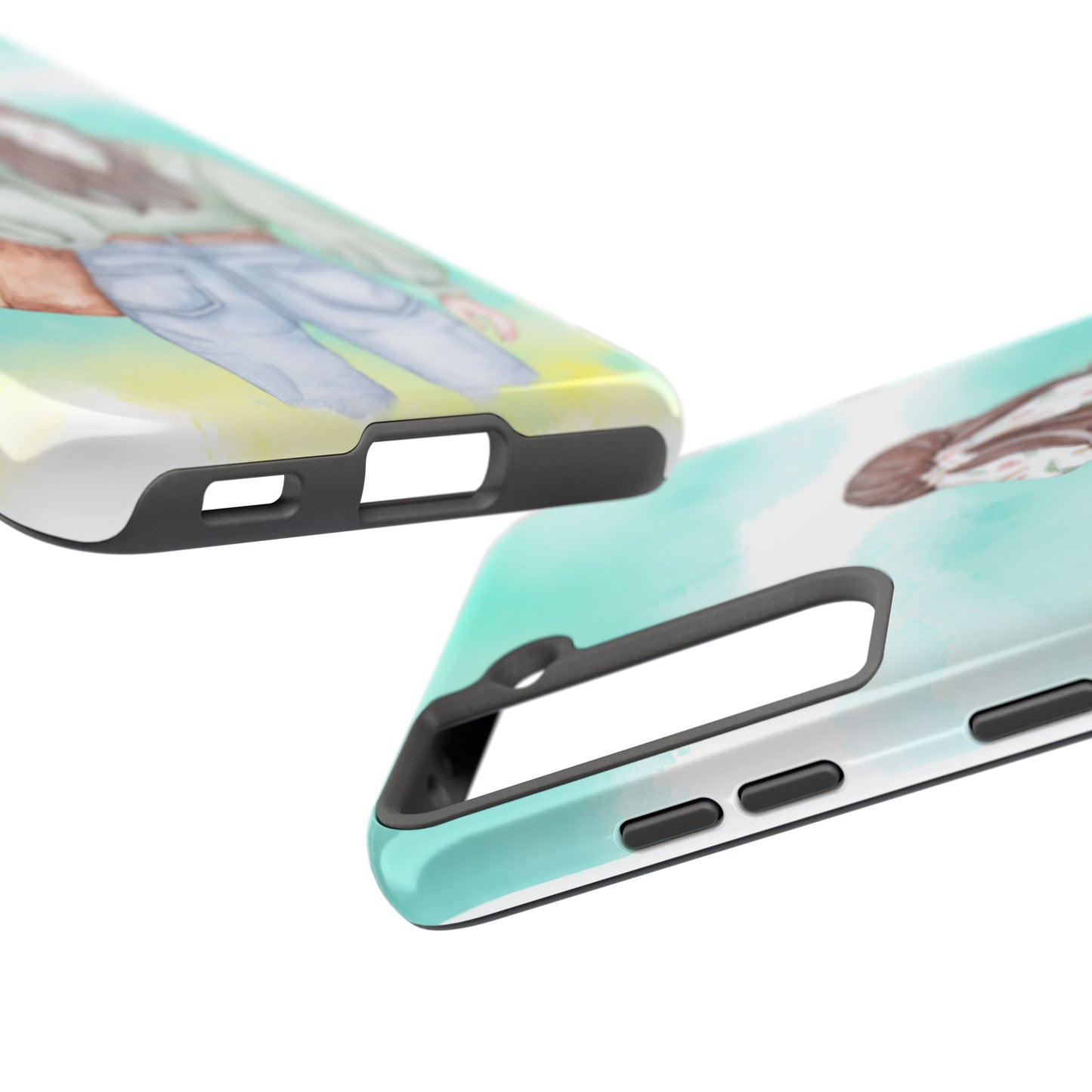 Whimsical Woman Tough Phone Case