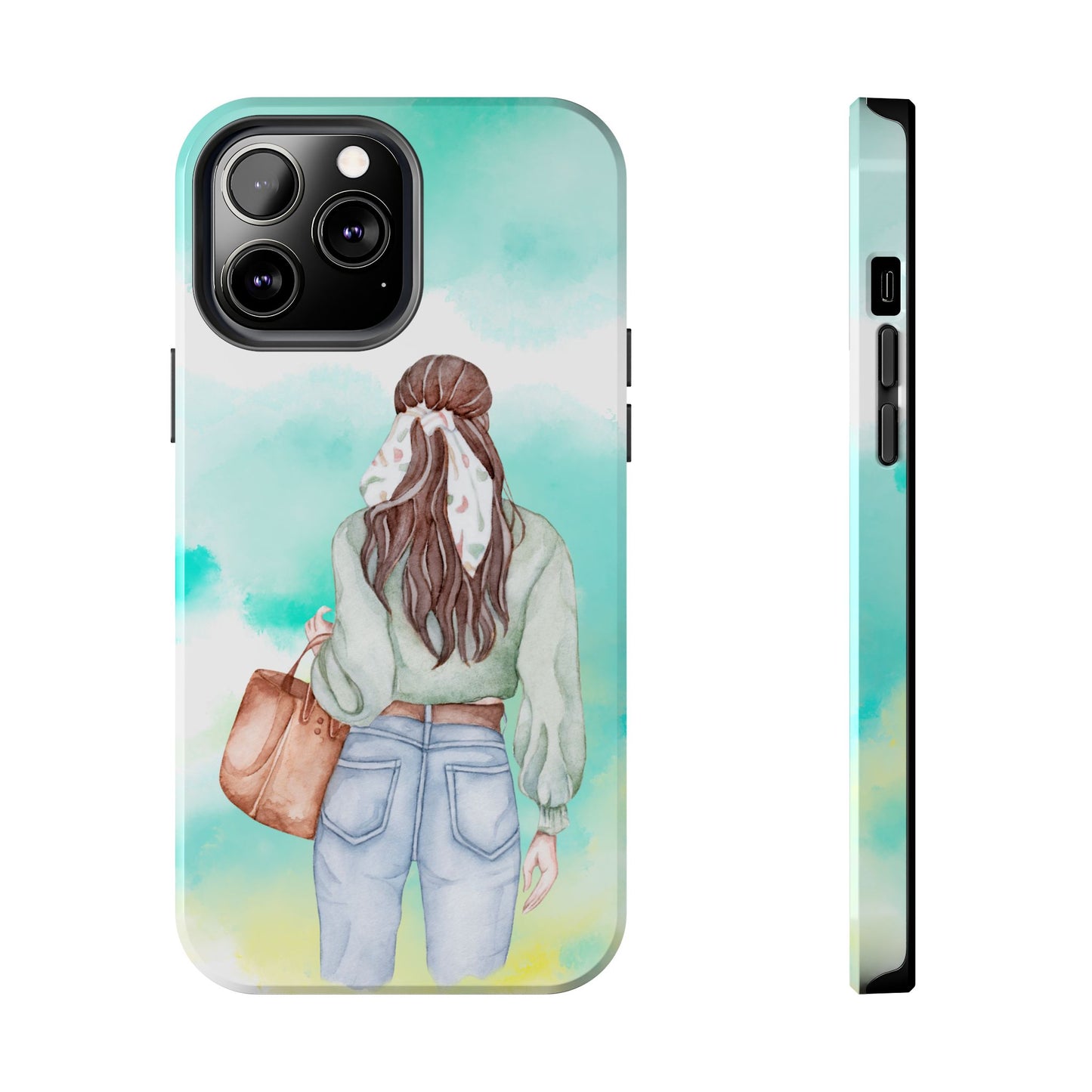 Whimsical Woman Tough Phone Case