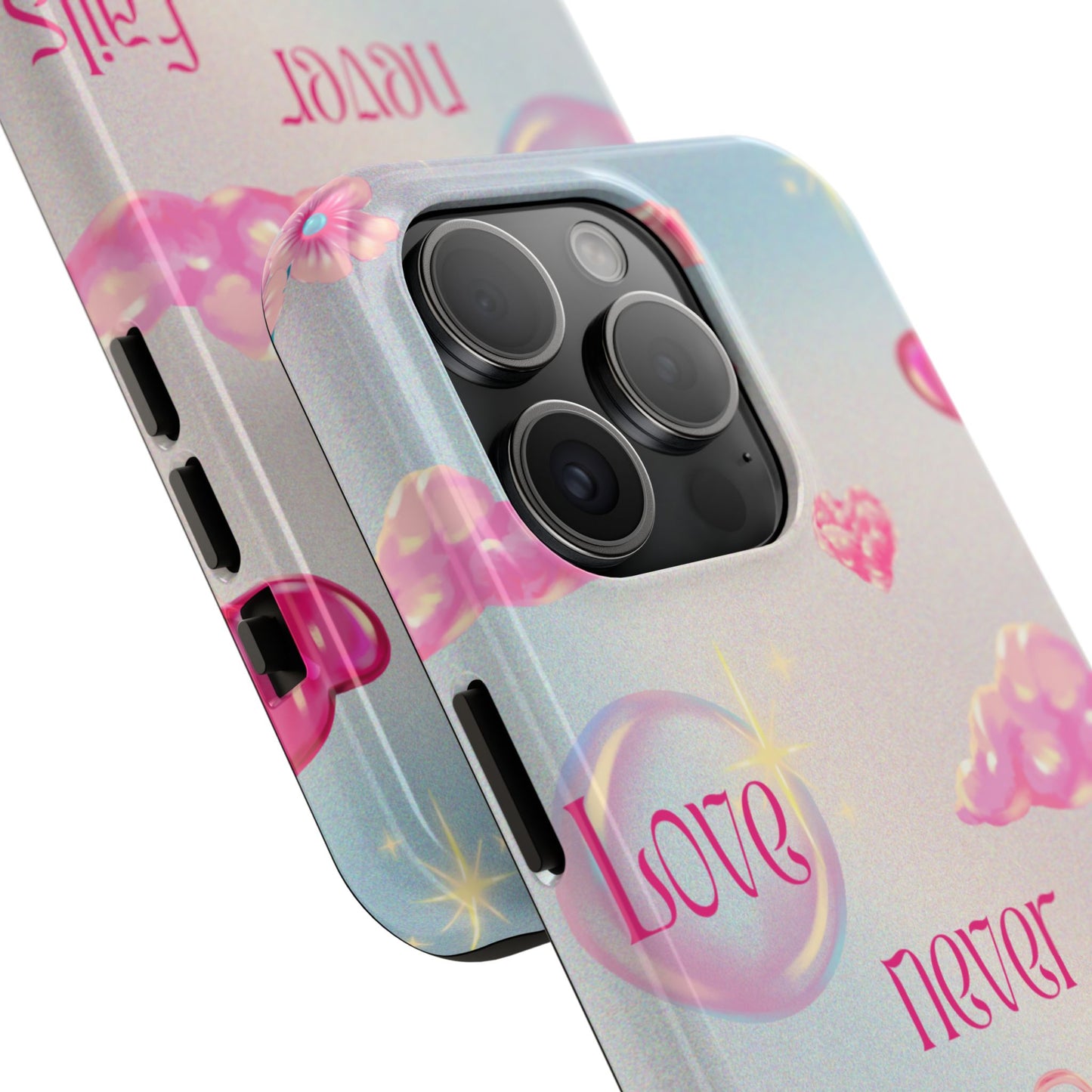Love Never Fails Bible Verse Tough Phone Case