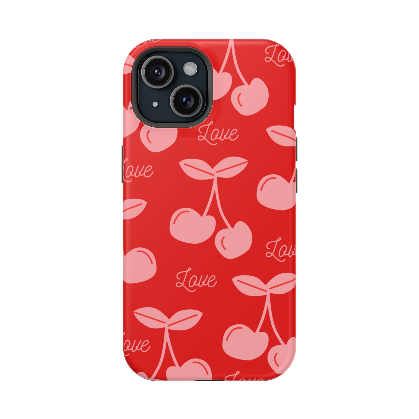 Cherry Love MAGNETIC Tough Cases, Cute Protection, Gift for Her, Valentine's Day