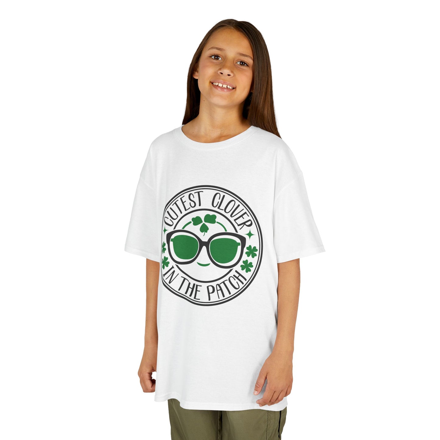 Cute Clover Kids Tee - "Cutest Clover in the Patch" St. Patrick's Day Shirt