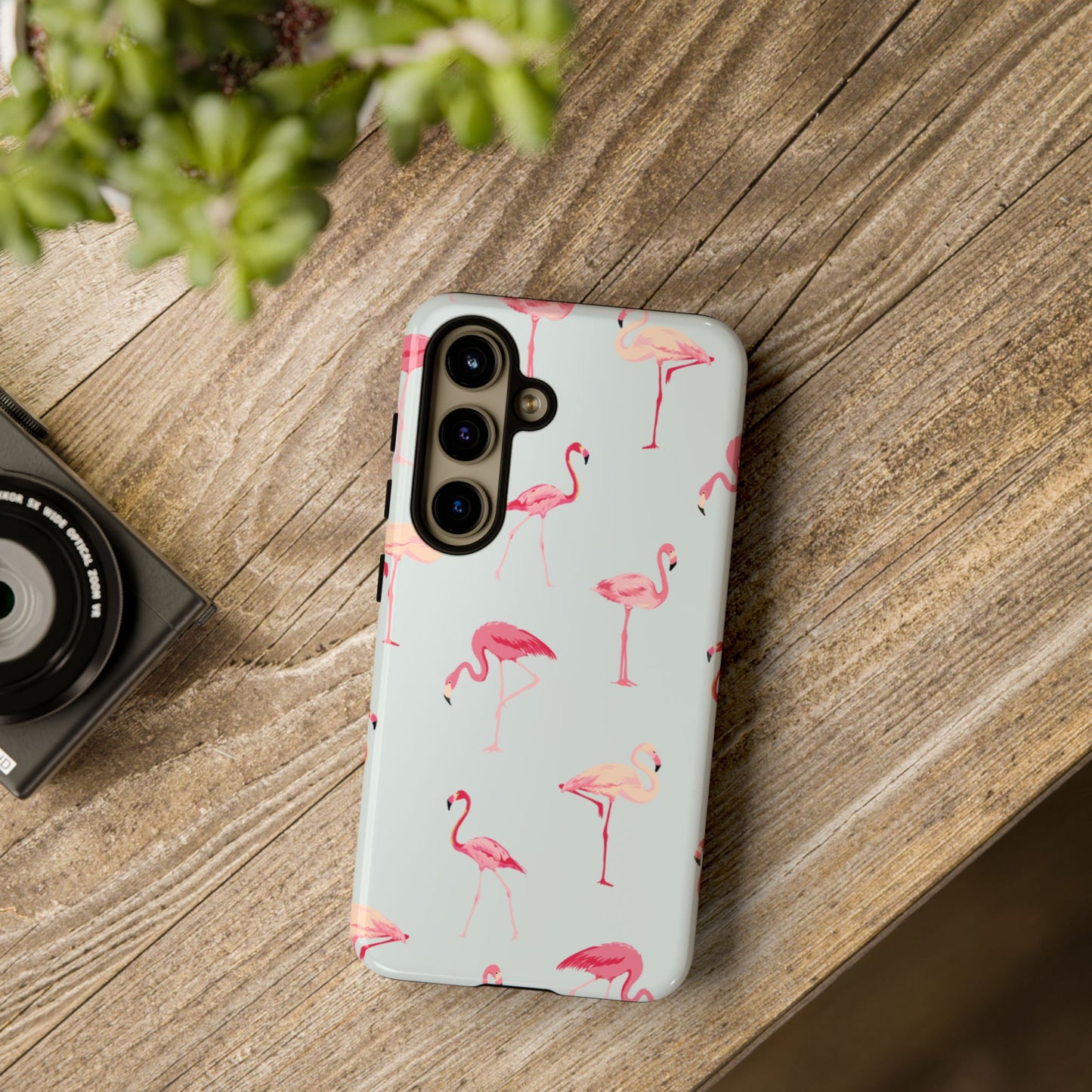 Stylish Flamingo, Summer Vibes Tough Phone Case for Samsung