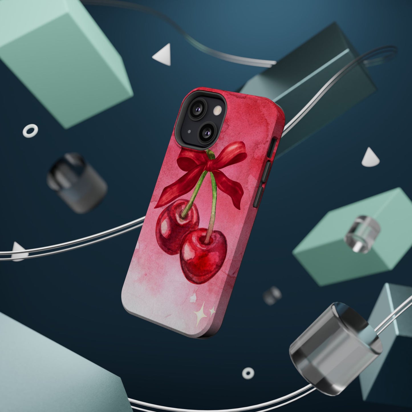 Chic Cherry Magnetic Tough Cases for iPhone