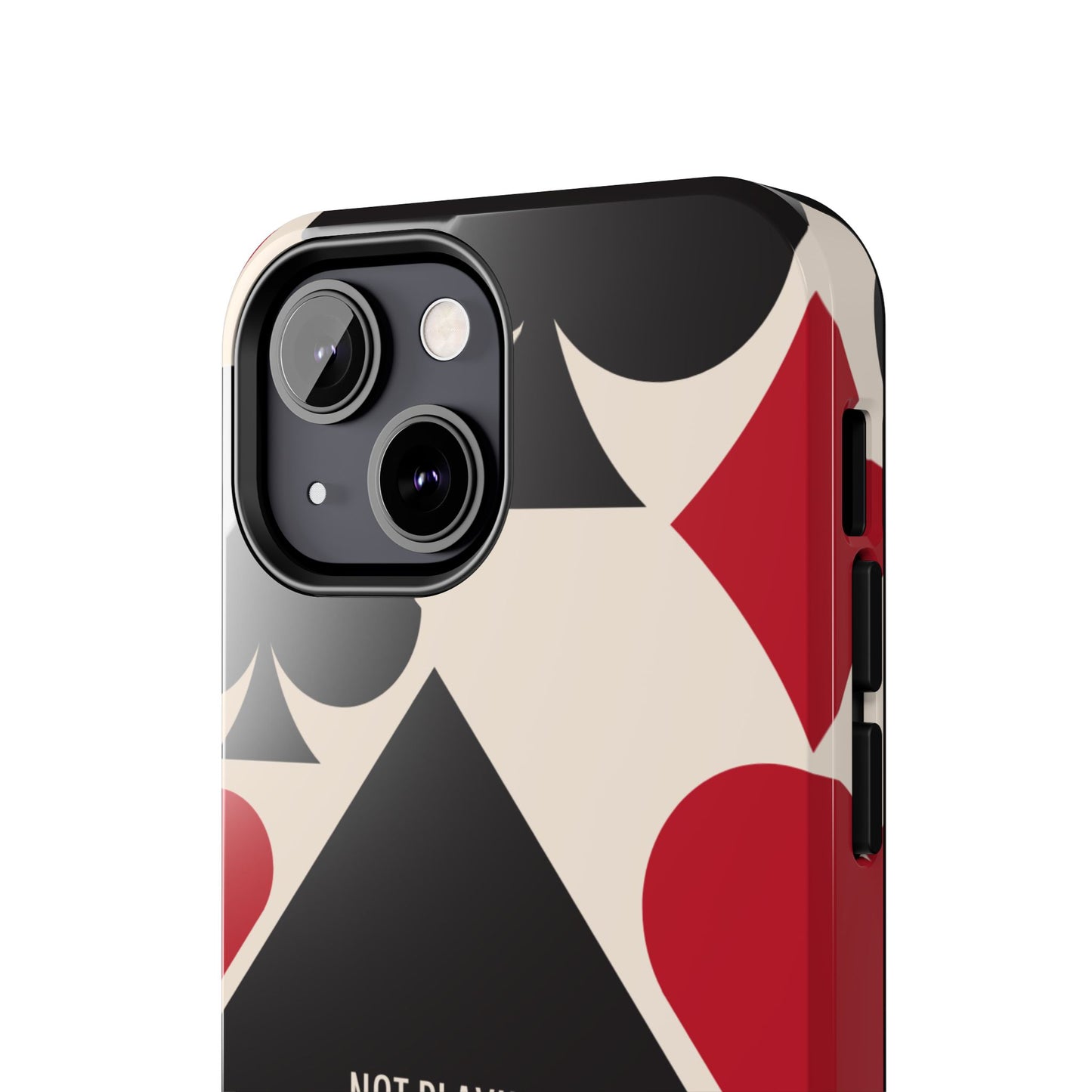 Bold Playing Card Tough Phone Case - Not Playing by the Rules