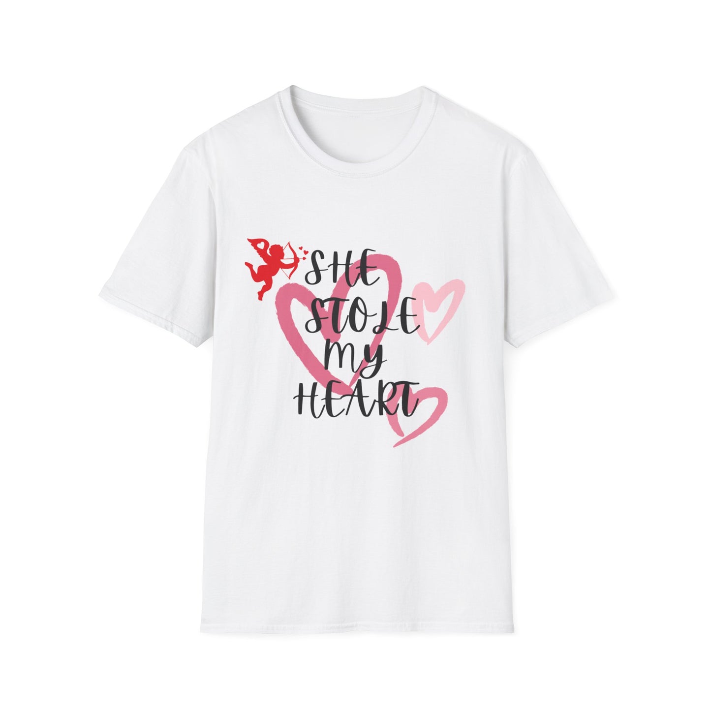 SHe Stole My Heart Unisex T-Shirt - Cute Valentine’s Day Couple Shift