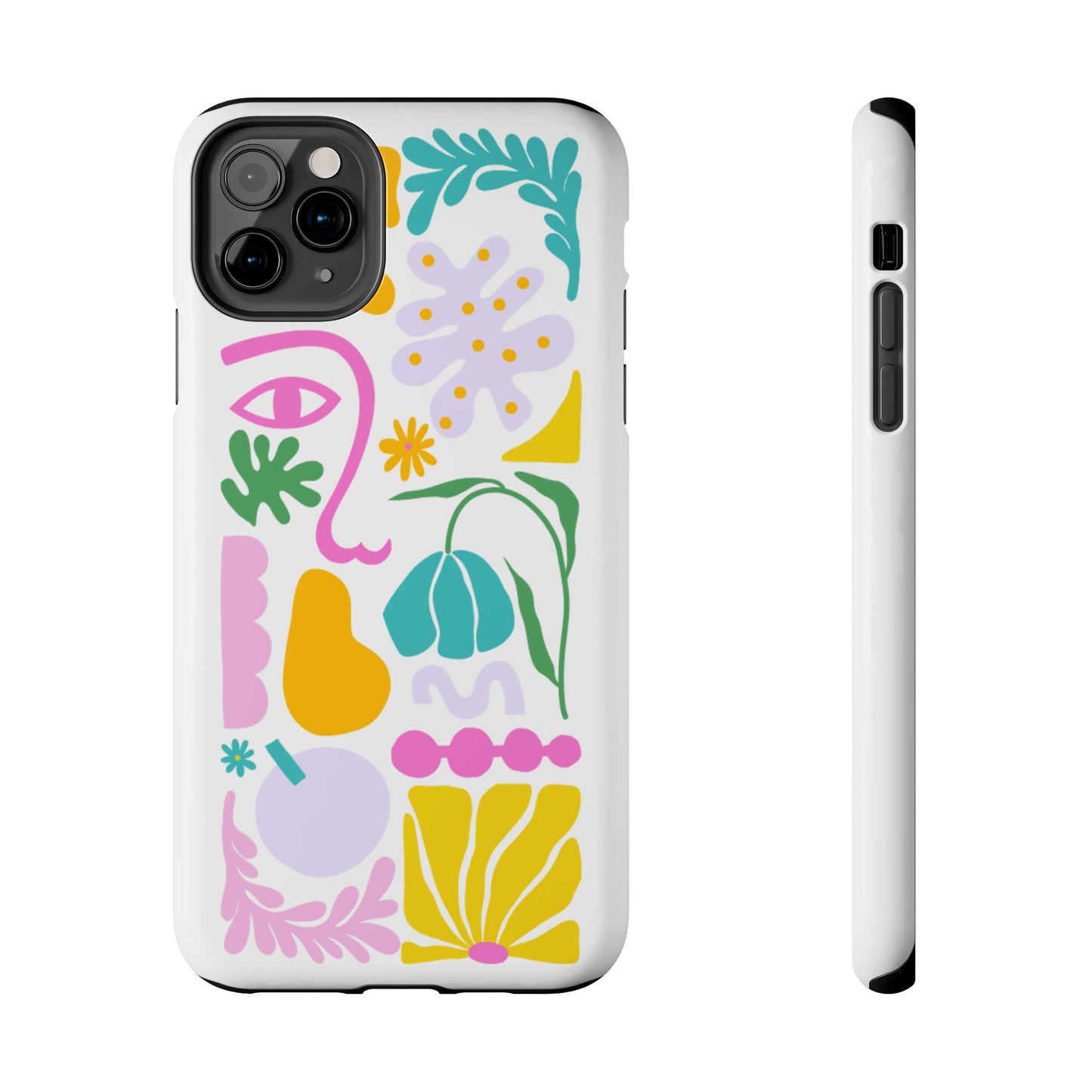 Vibrant Floral Phone Cases, Tough Smartphone Cover, Artistic Cell Phone Protector, Unique Gift for All Occasions, Trendy Tech Accessory