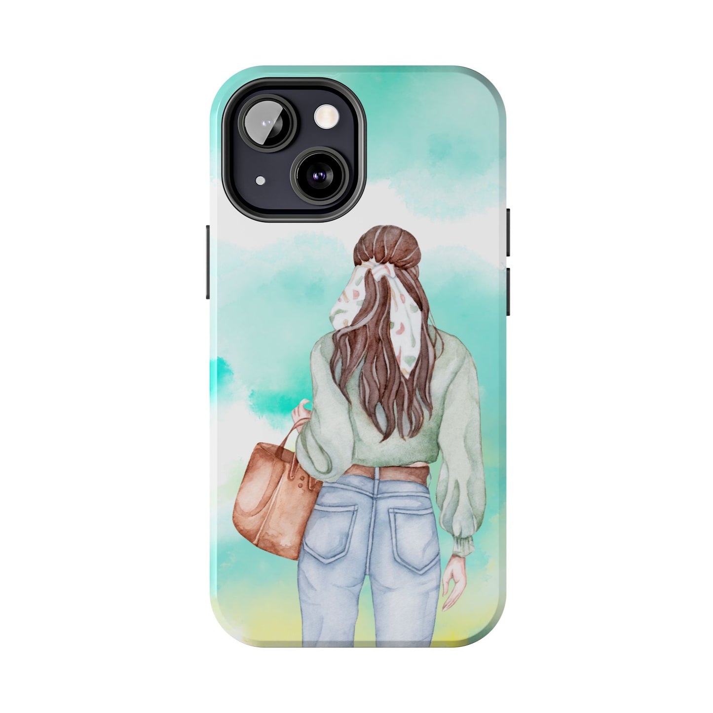 Whimsical Woman Tough Phone Case